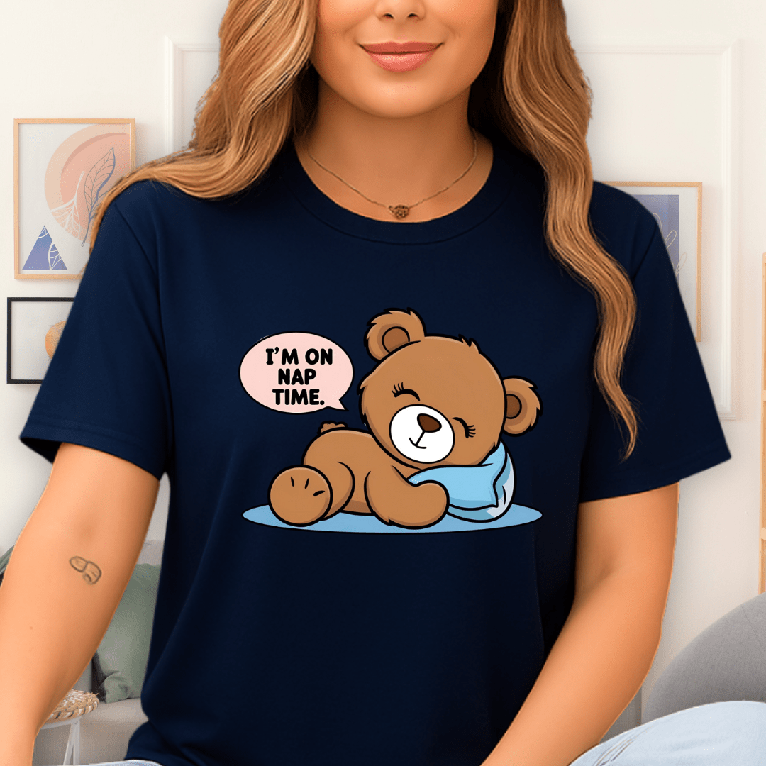 Cool Teds Teddy-Bear Dozy Bear T-Shirt Navy / S