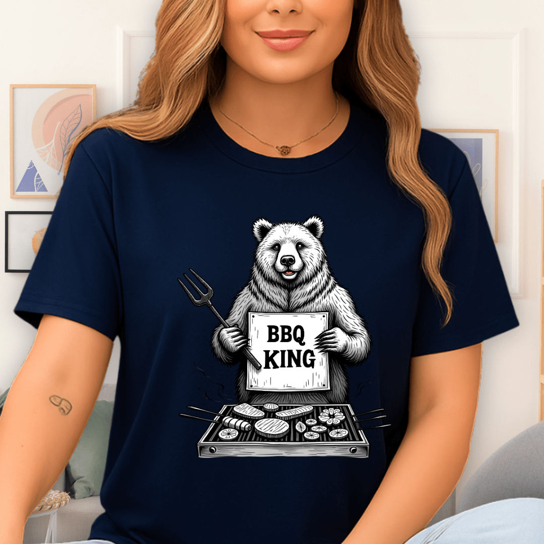 BBQ King T-Shirt Navy