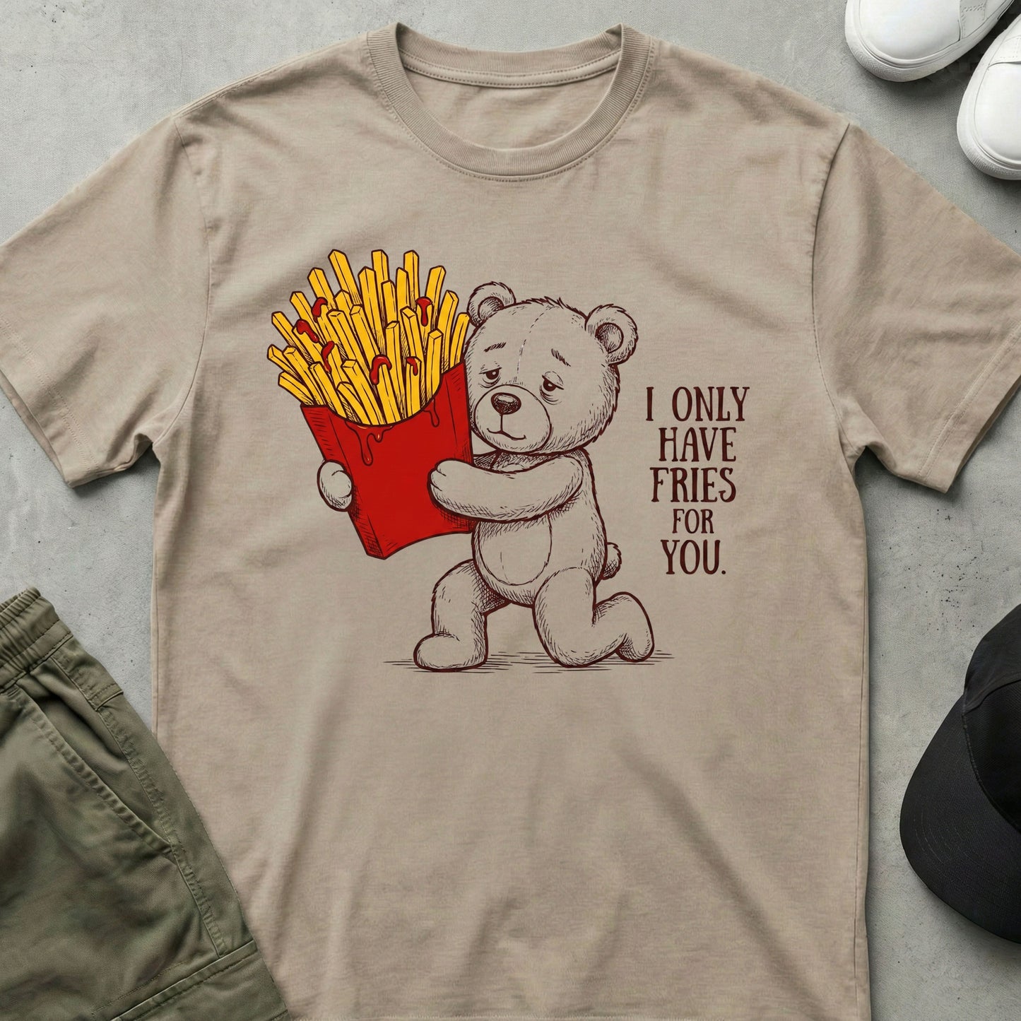 Fryday Love T-Shirt Sand