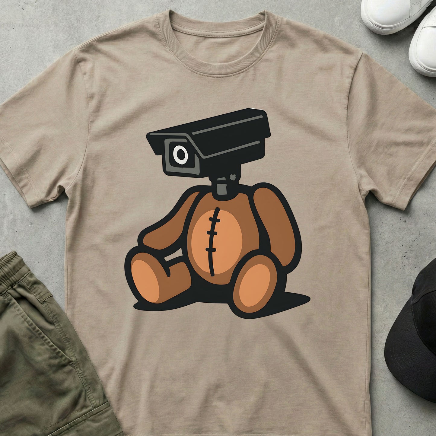 Watching You T-Shirt Sand
