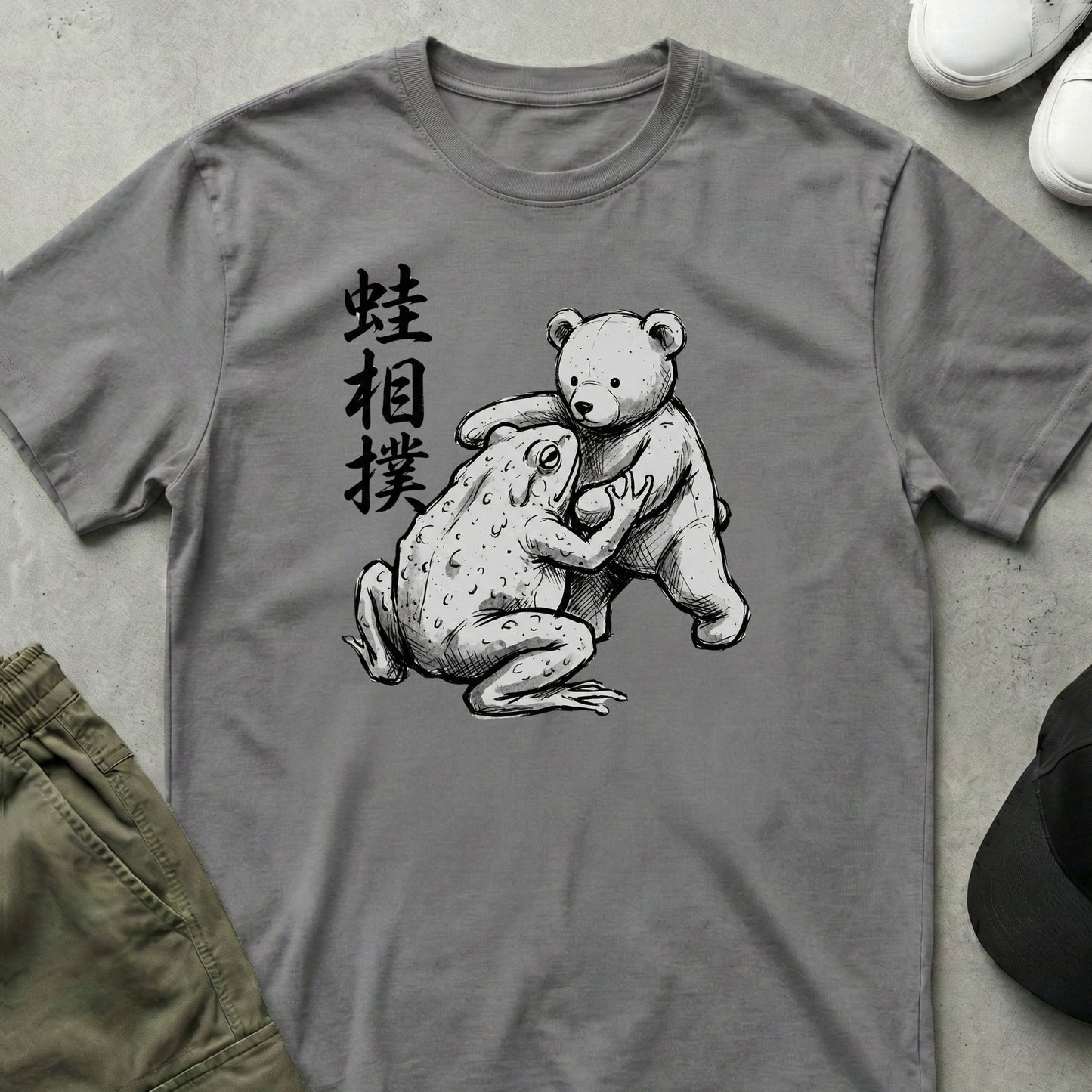 Sumo Showdown T-Shirt Sport Grey