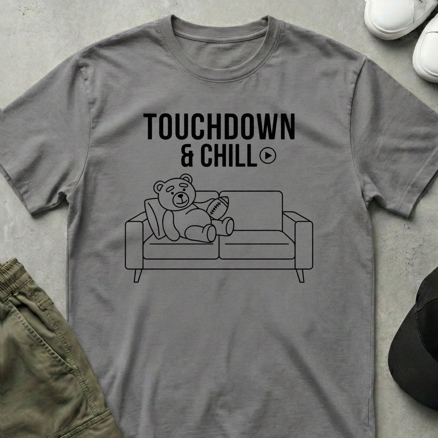 Playoff Lounge T-Shirt Sport Grey