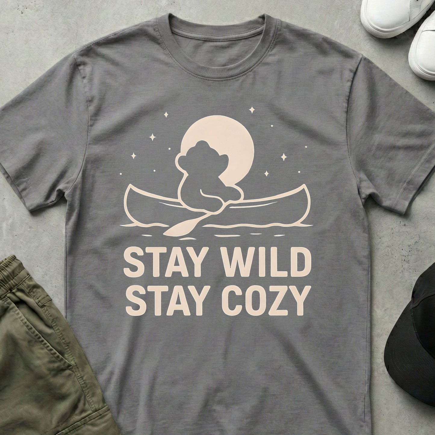 Cool Teds Teddy-Bear Stay Wild T-Shirt