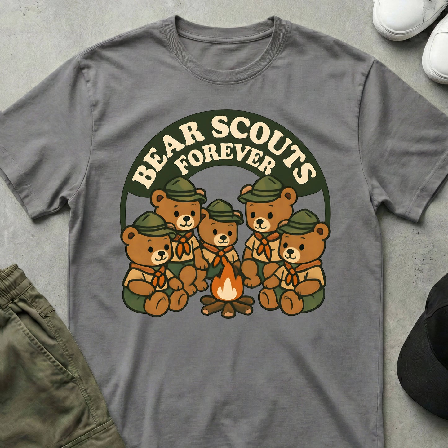 Campfire Cubs T-Shirt Sport Grey