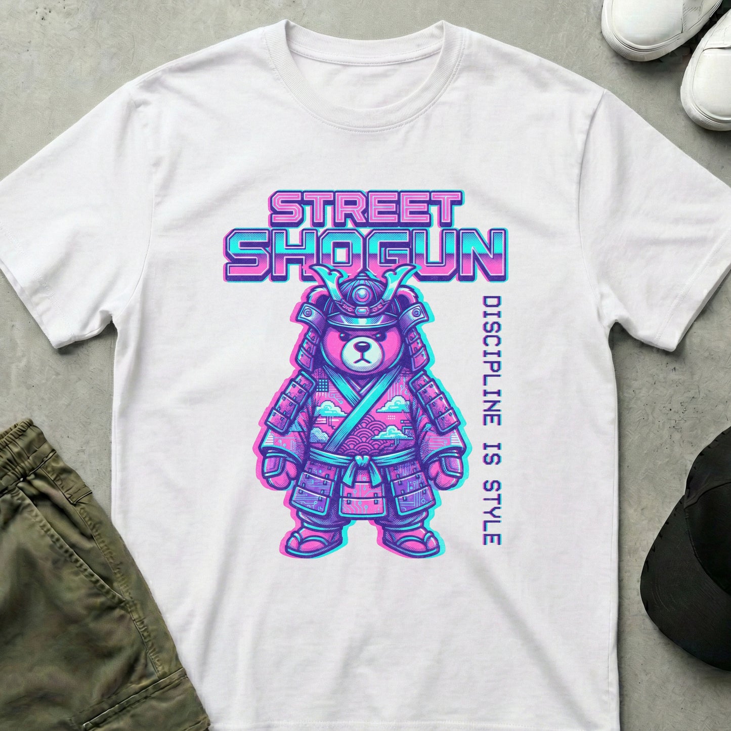 Cyber Ronin T-Shirt White