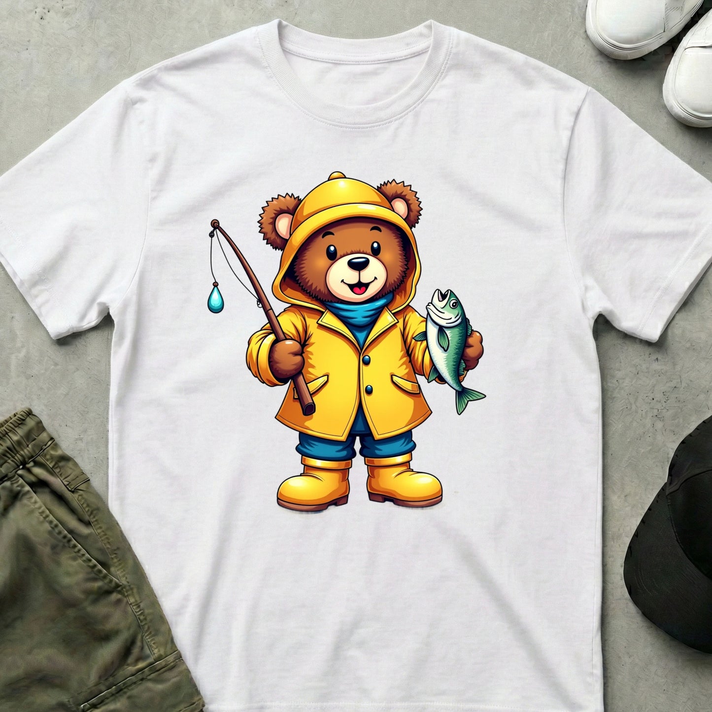 Fisherman T-Shirt White