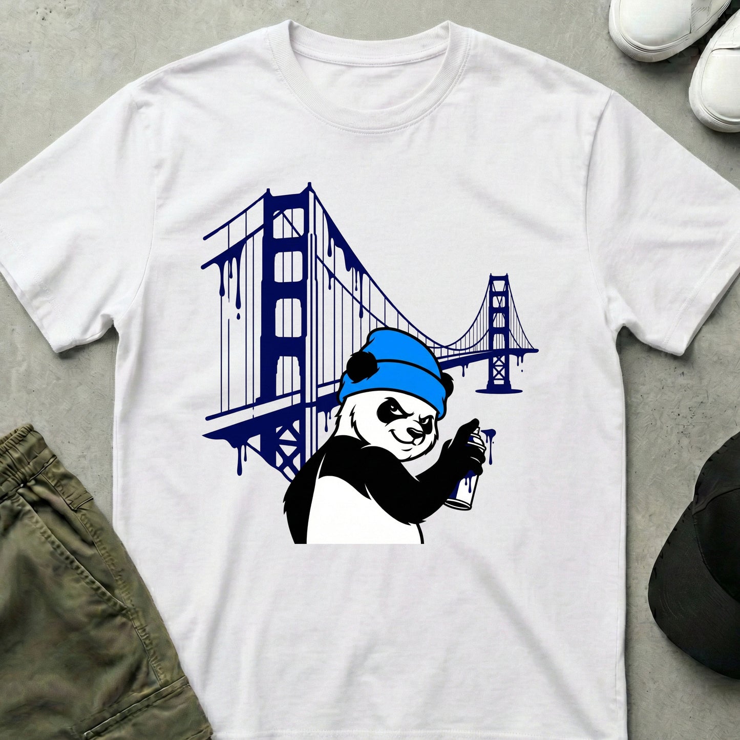 Bay Beanie T-Shirt White L