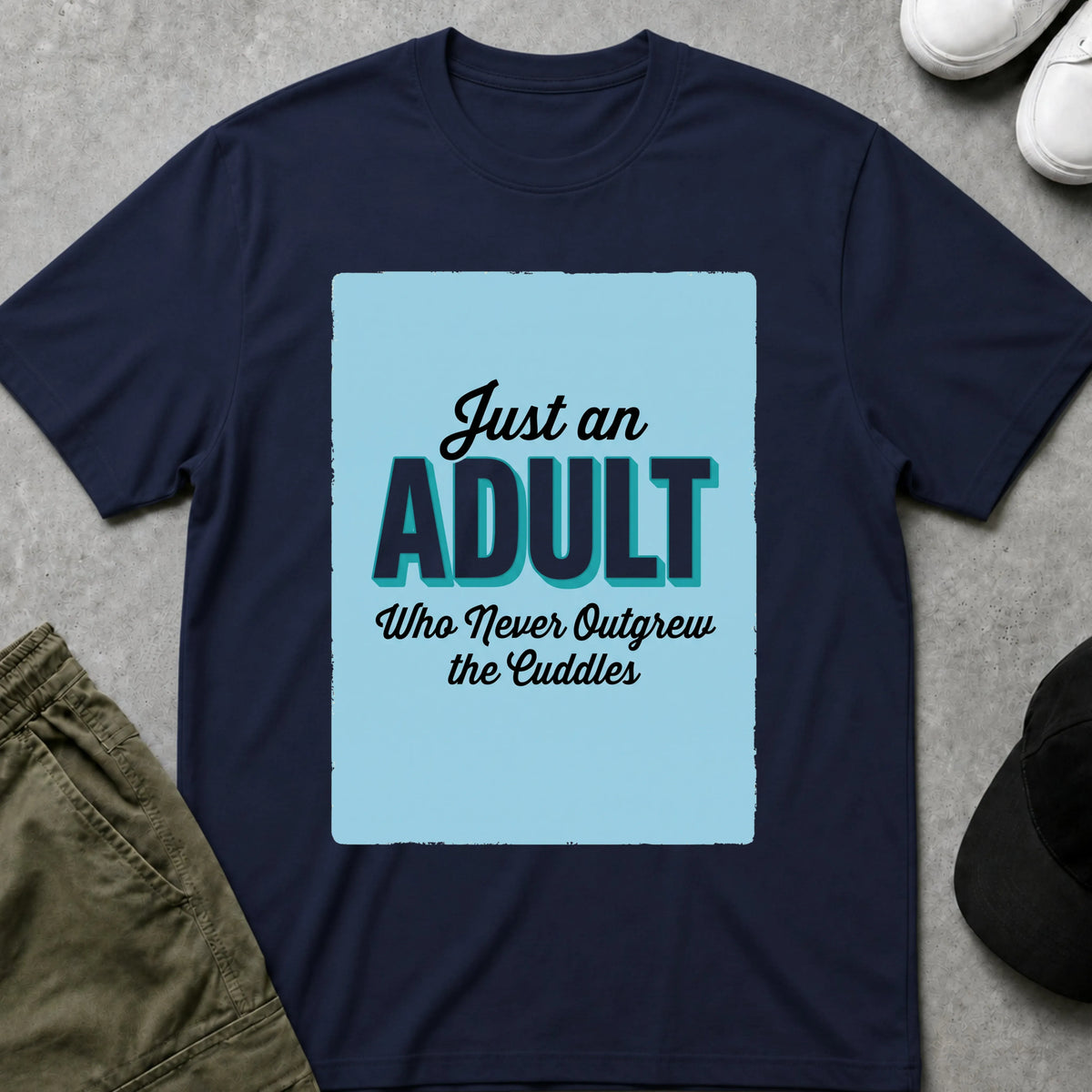 Cool Teds Teddy-Bear Adult T-Shirt Navy / S