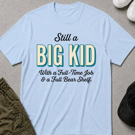 Cool Teds Teddy-Bear Big Kid T-Shirt Light Blue / S