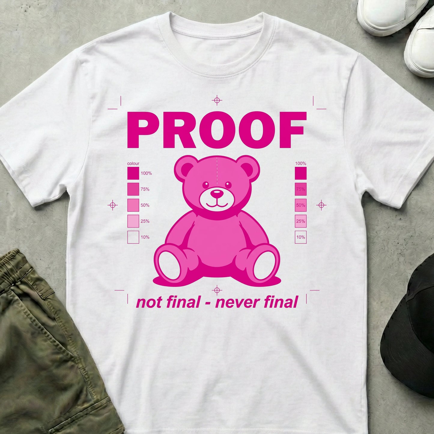 Cool Teds Teddy-Bear Proof T-Shirt White / S