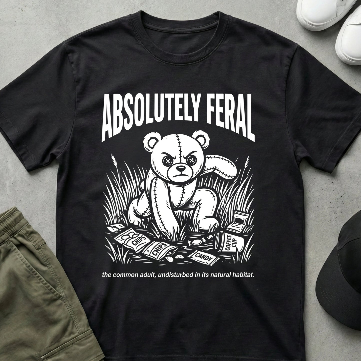 Feral Fiend T-Shirt Black