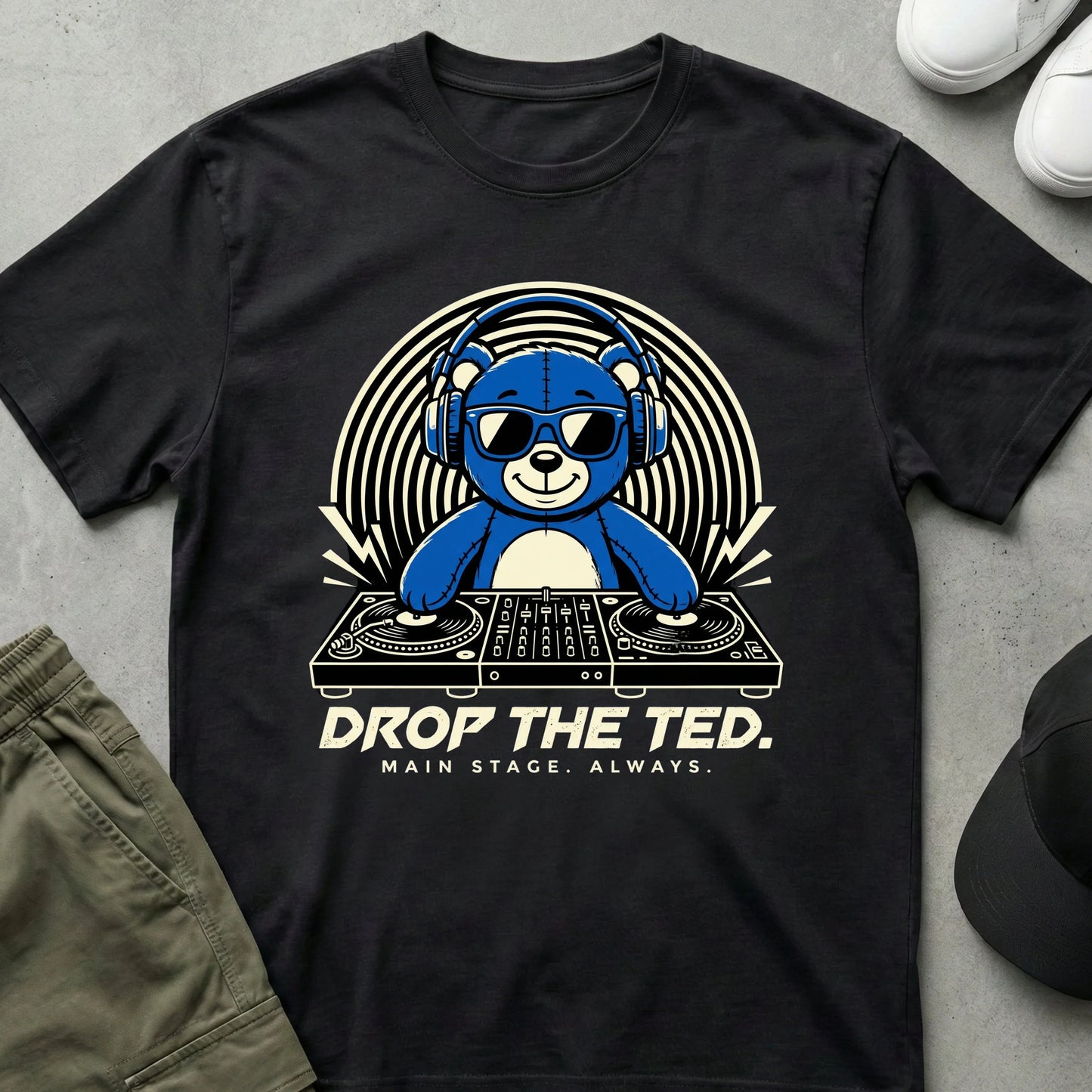 DJ Teddy T-Shirt Black