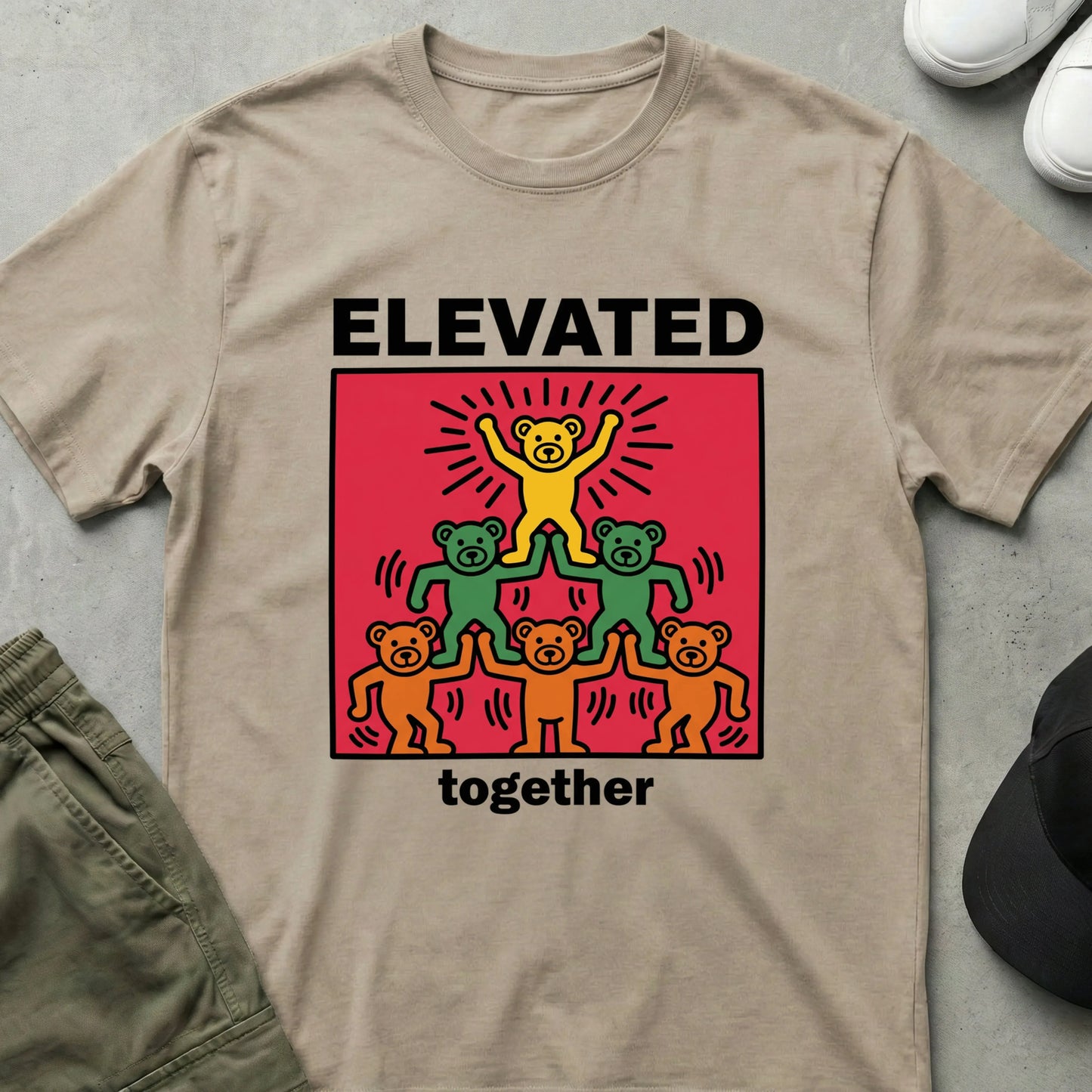 Elevated T-Shirt Sand