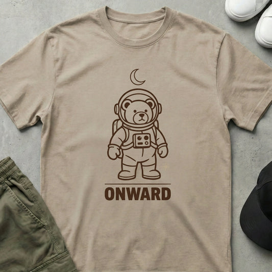 Cool Teds Teddy-Bear Onward T-Shirt Sand / S
