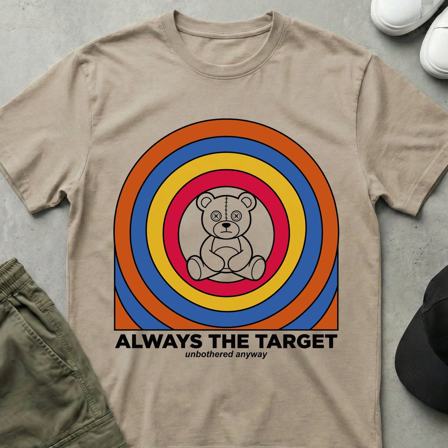 Bullseye T-Shirt Sand
