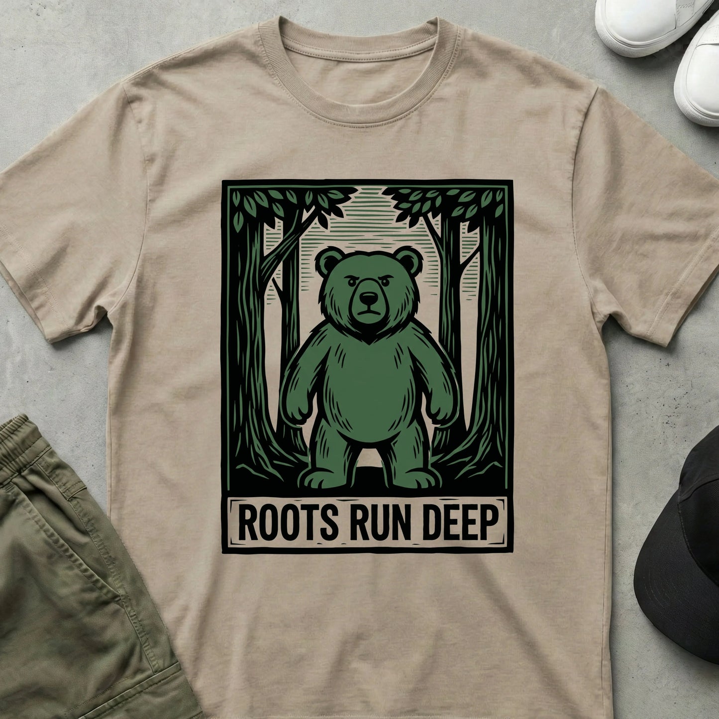 Deep Roots T-Shirt Sand