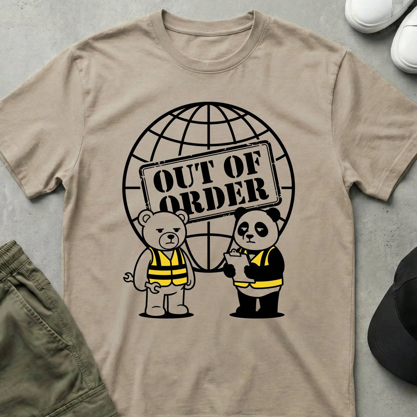 Out of Order T-Shirt Sand