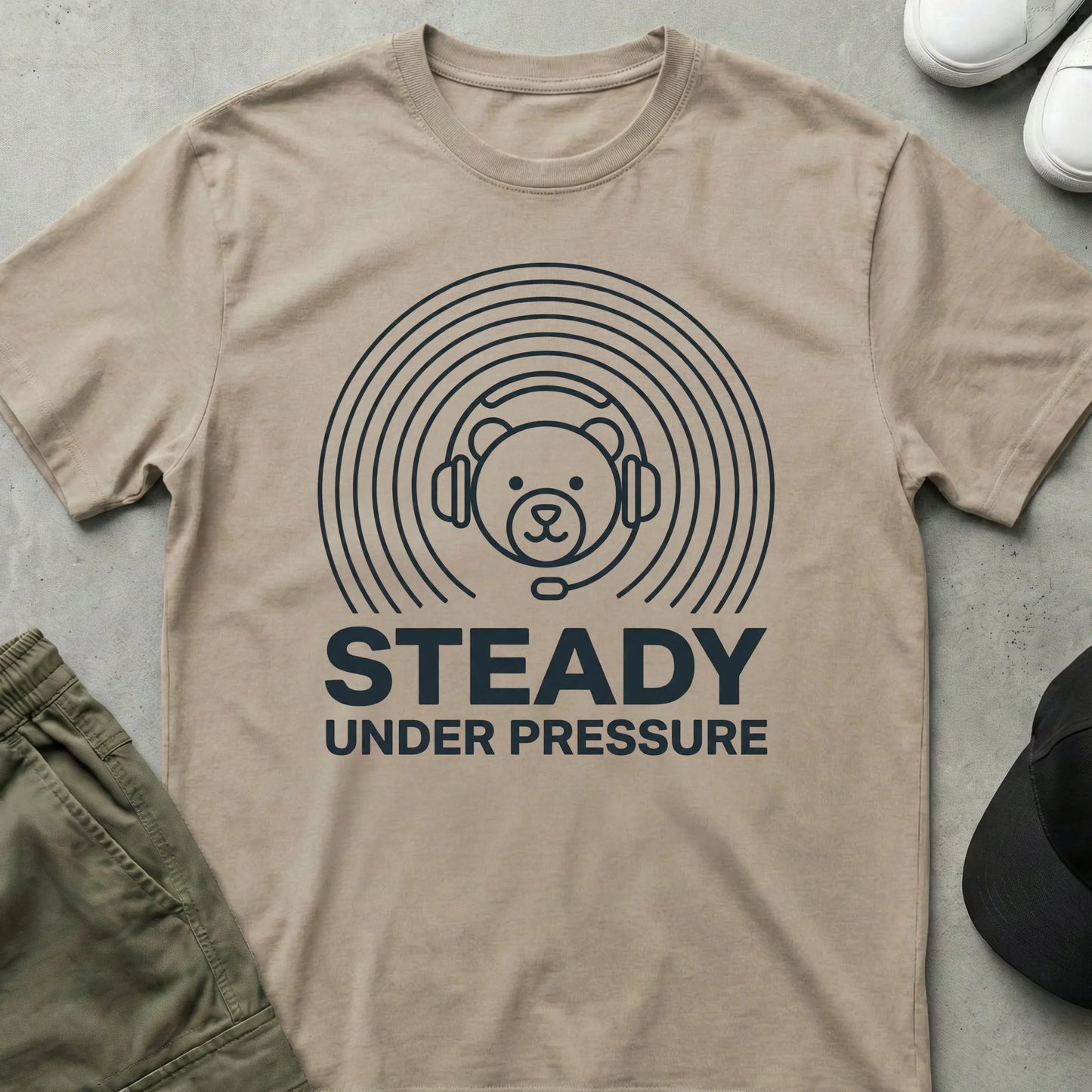 Under Pressure T-Shirt Sand