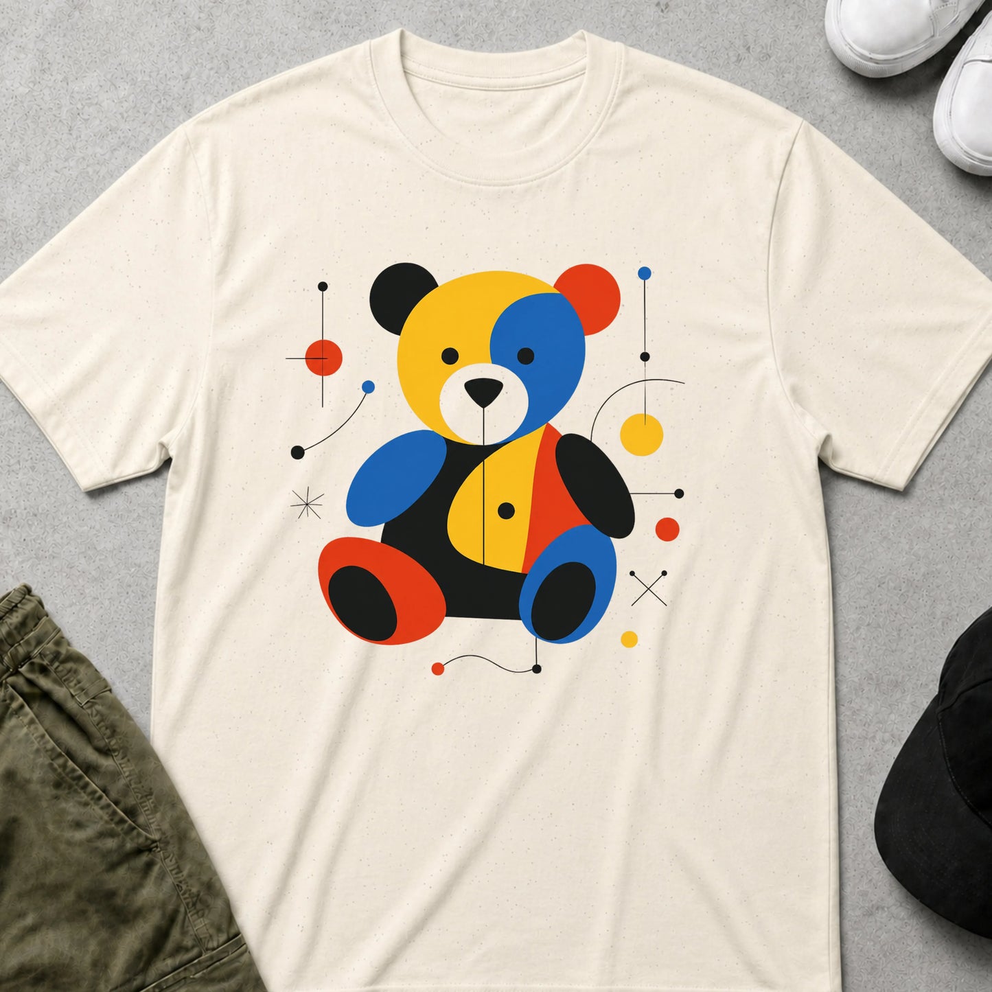 Geometric 2 T-Shirt Natural