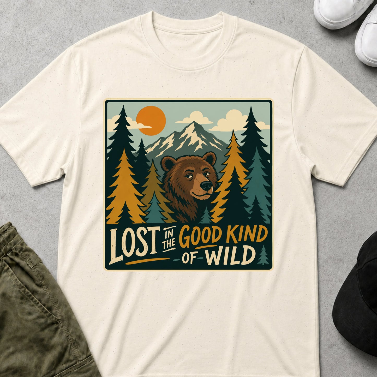 Cool Teds Teddy-Bear Good Kind of Wild T-Shirt Natural / S