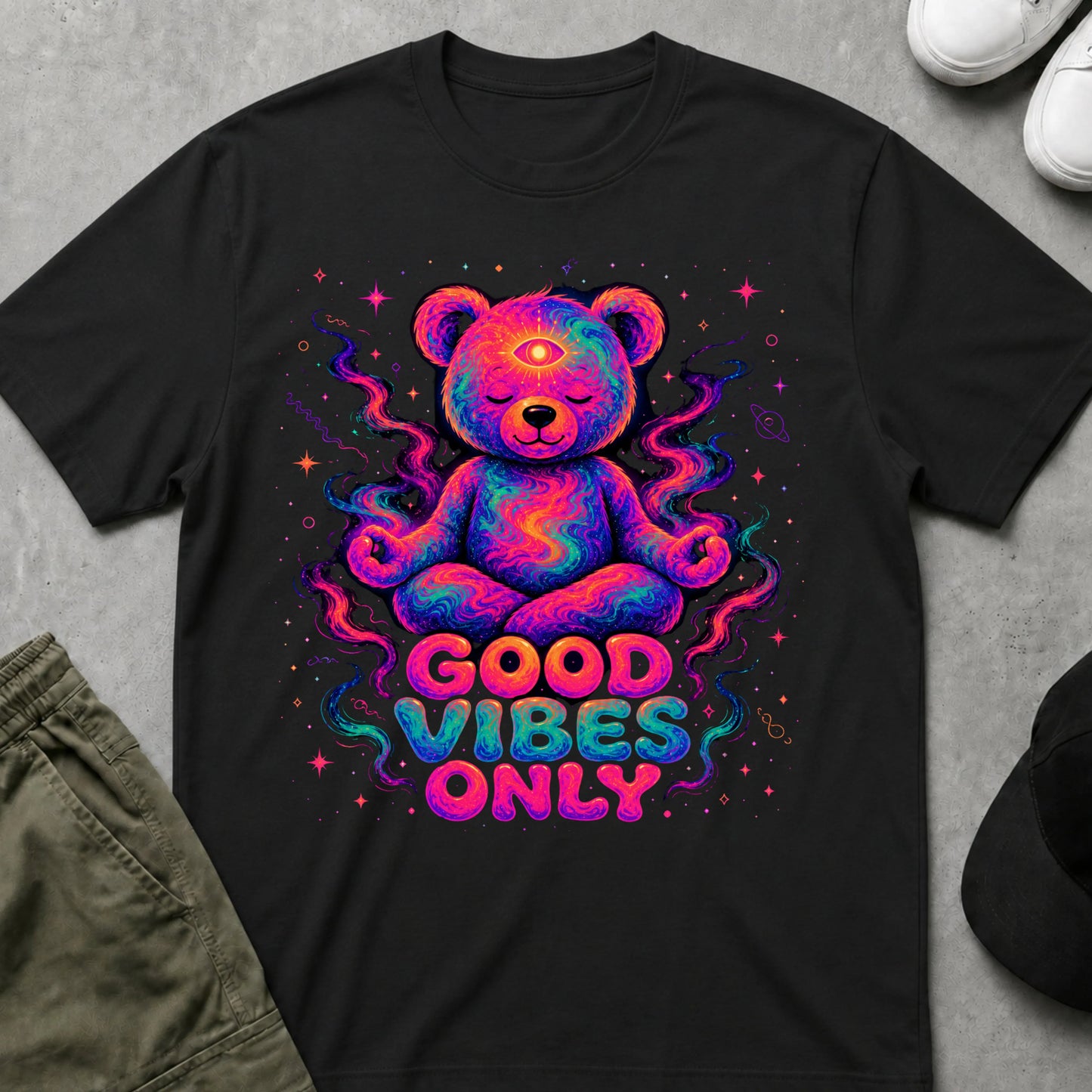 Good Vibes T-Shirt Black