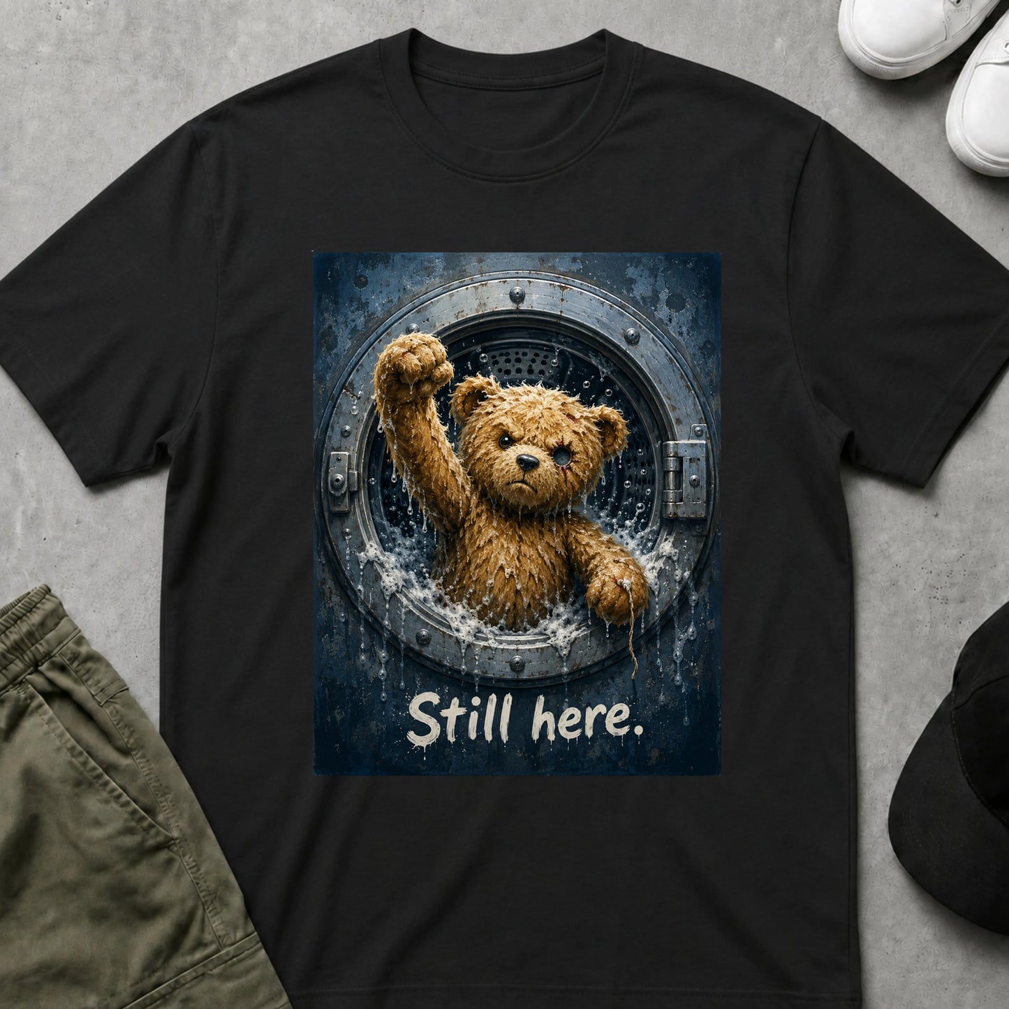 In a Spin T-Shirt Black