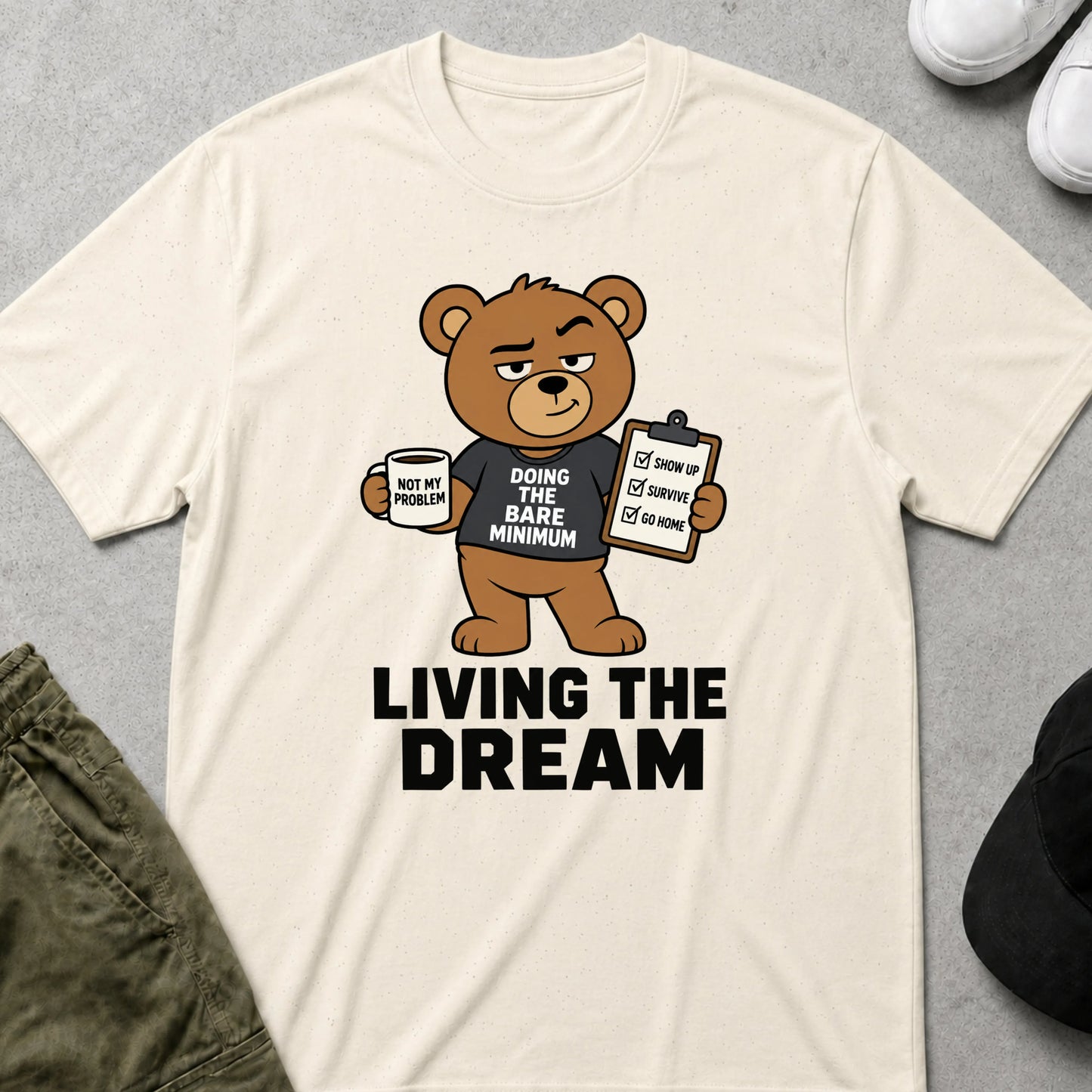 Living the Dream T-Shirt Natural