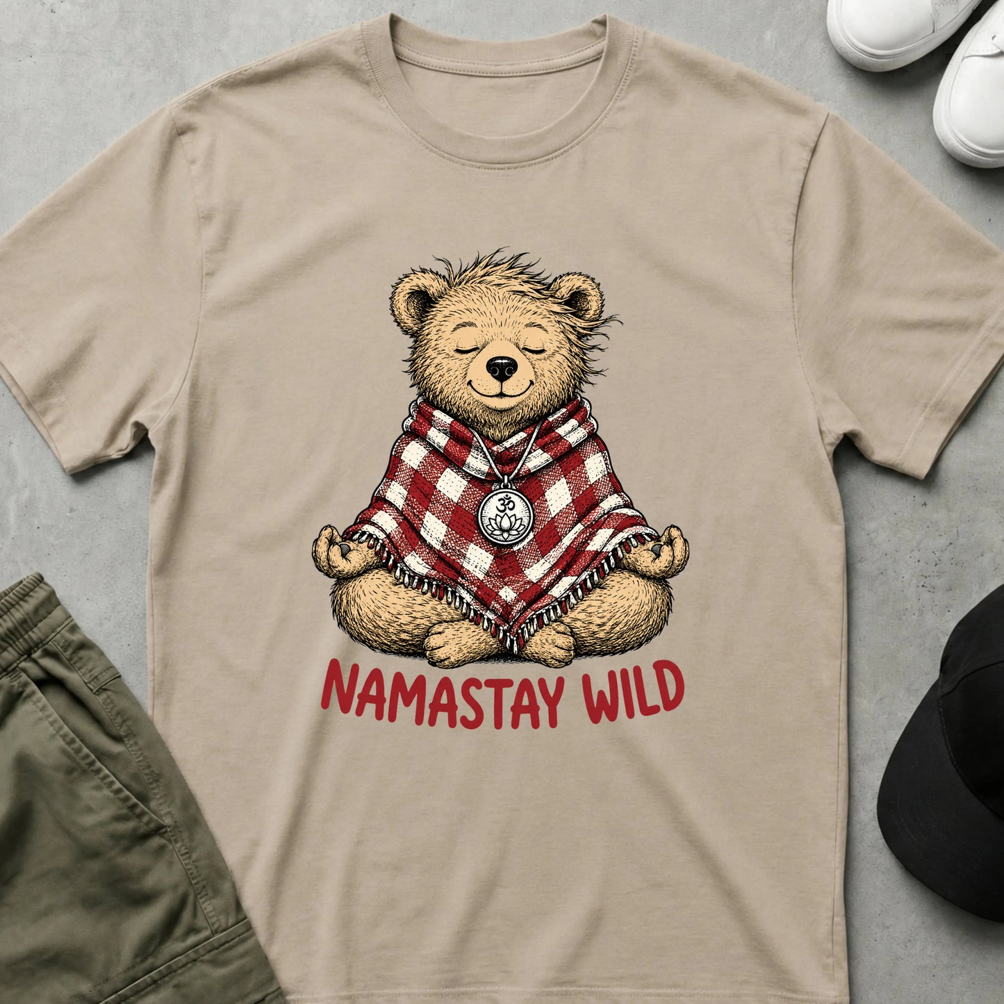 Namaste Wild T-Shirt Sand