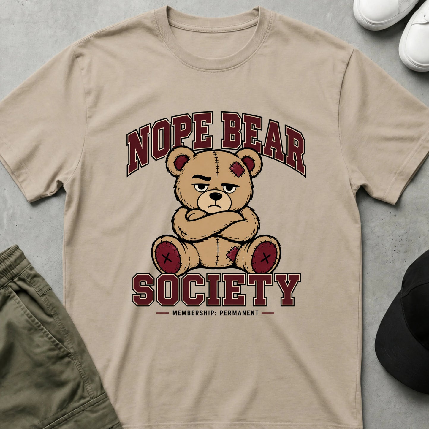 No Thanks T-Shirt Sand