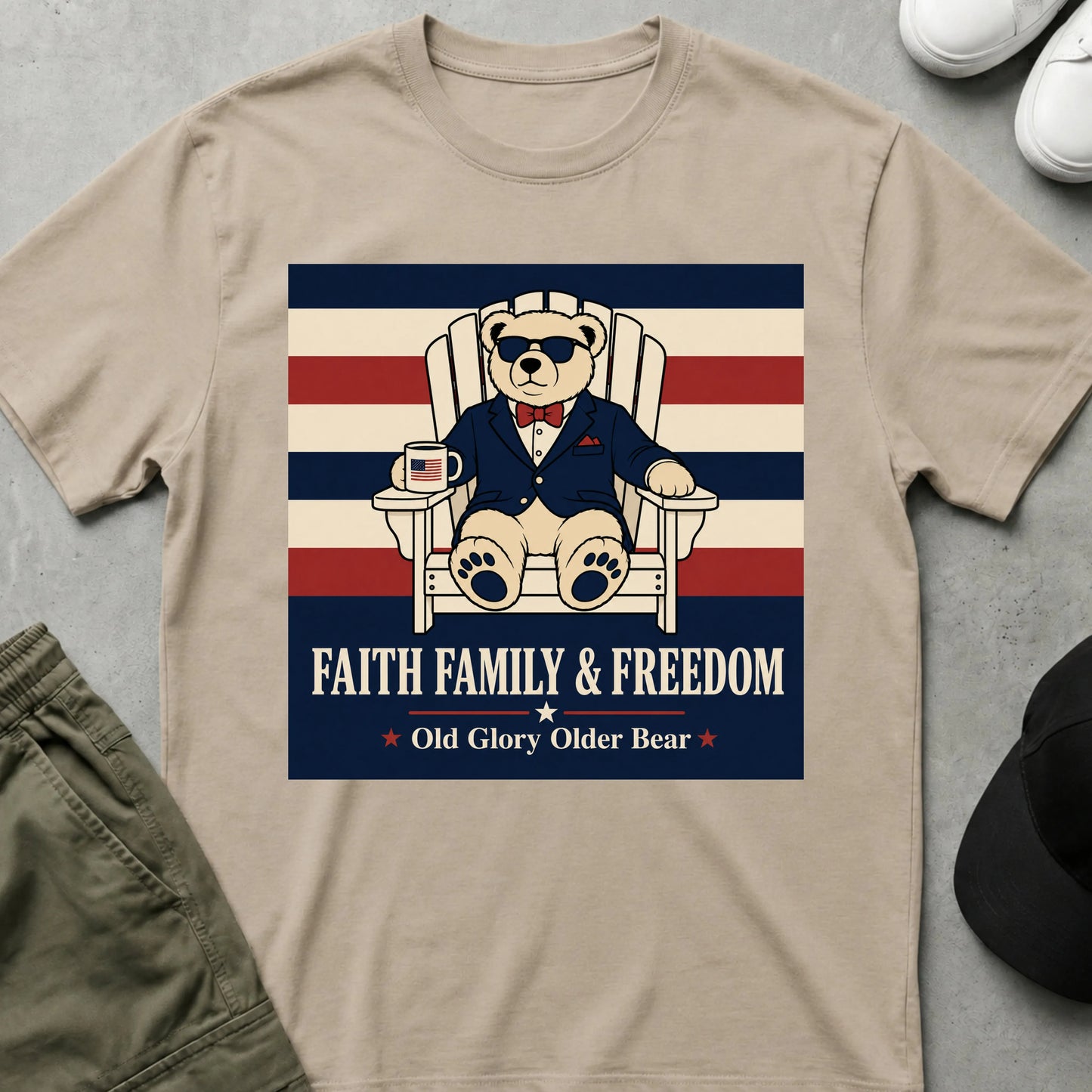 Old Glory T-Shirt Sand