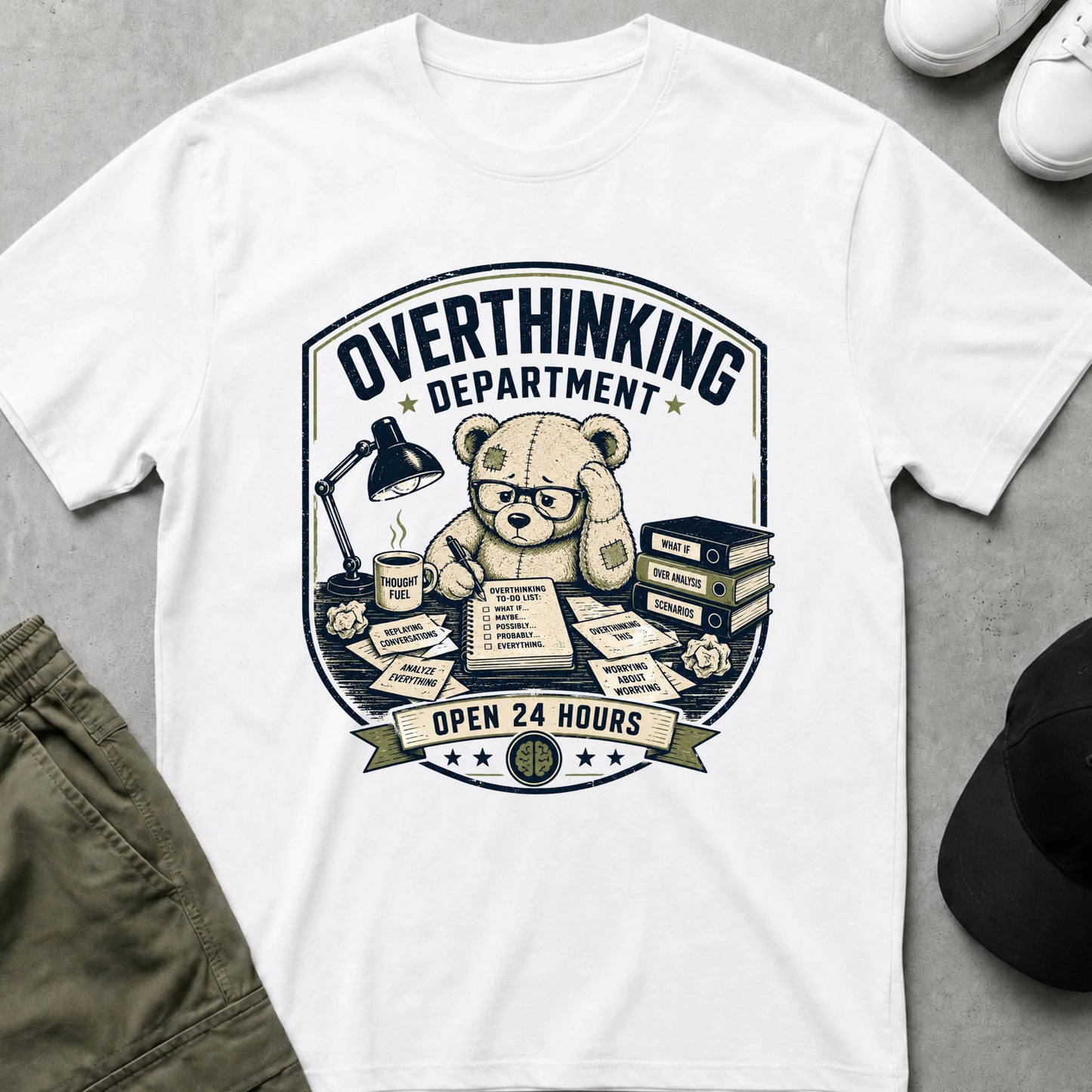 Overthinking T-Shirt White