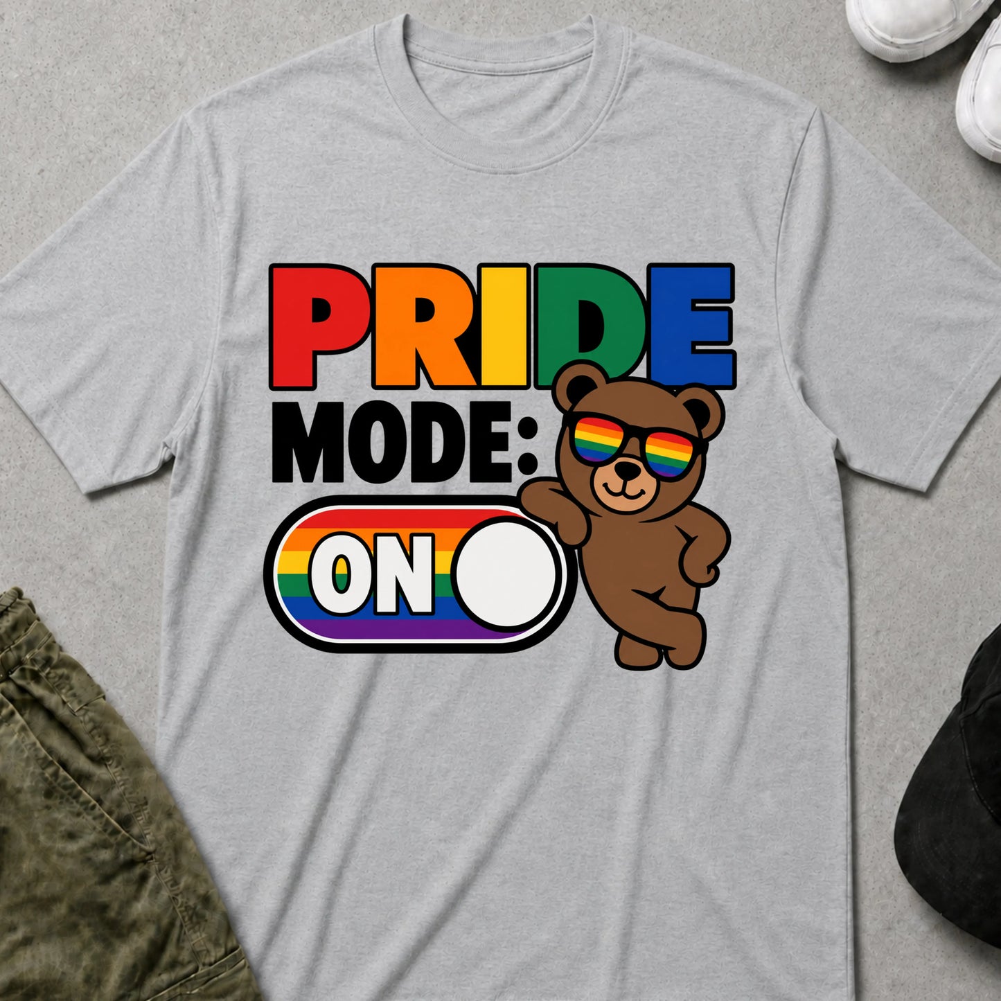 Pride Mode T-Shirt Sport Grey