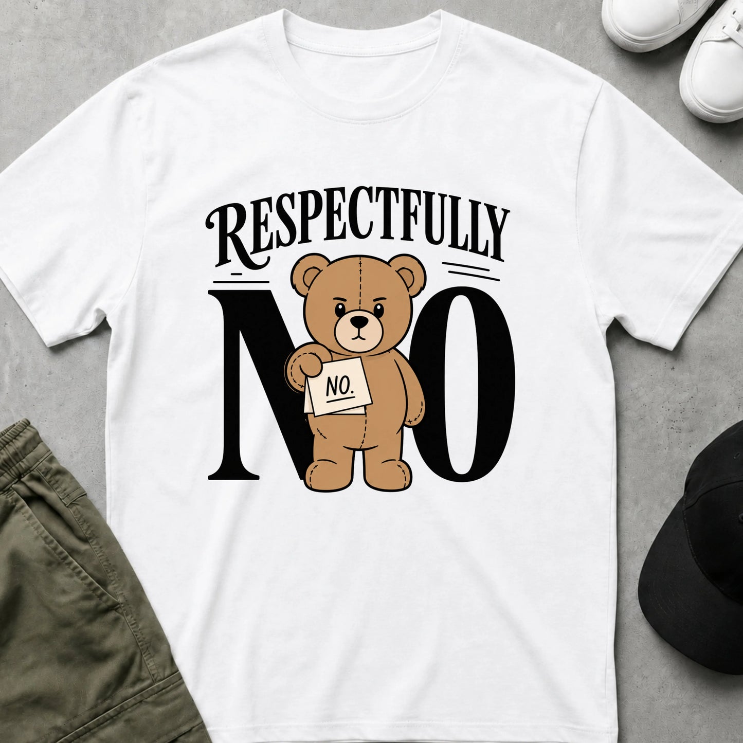 Respectfully T-Shirt White