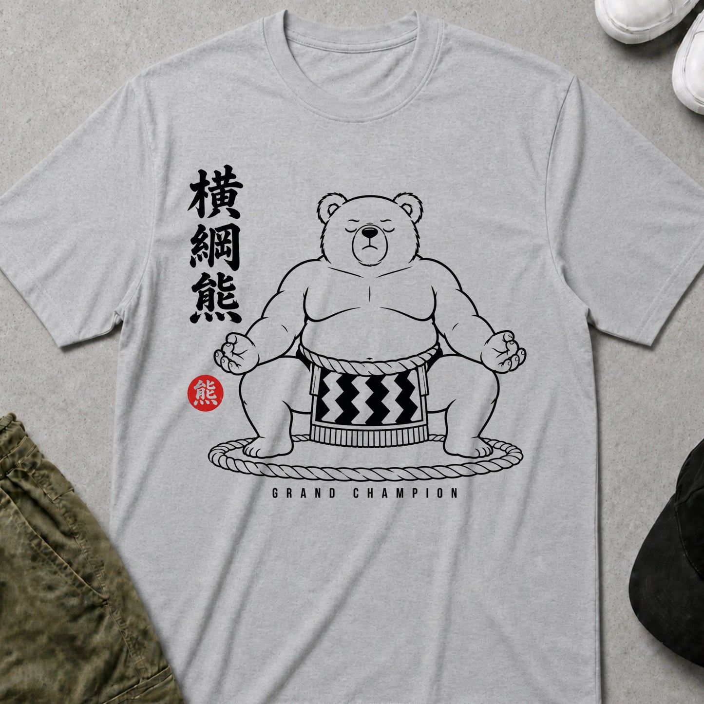 Sumo Star T-Shirt Sport Grey