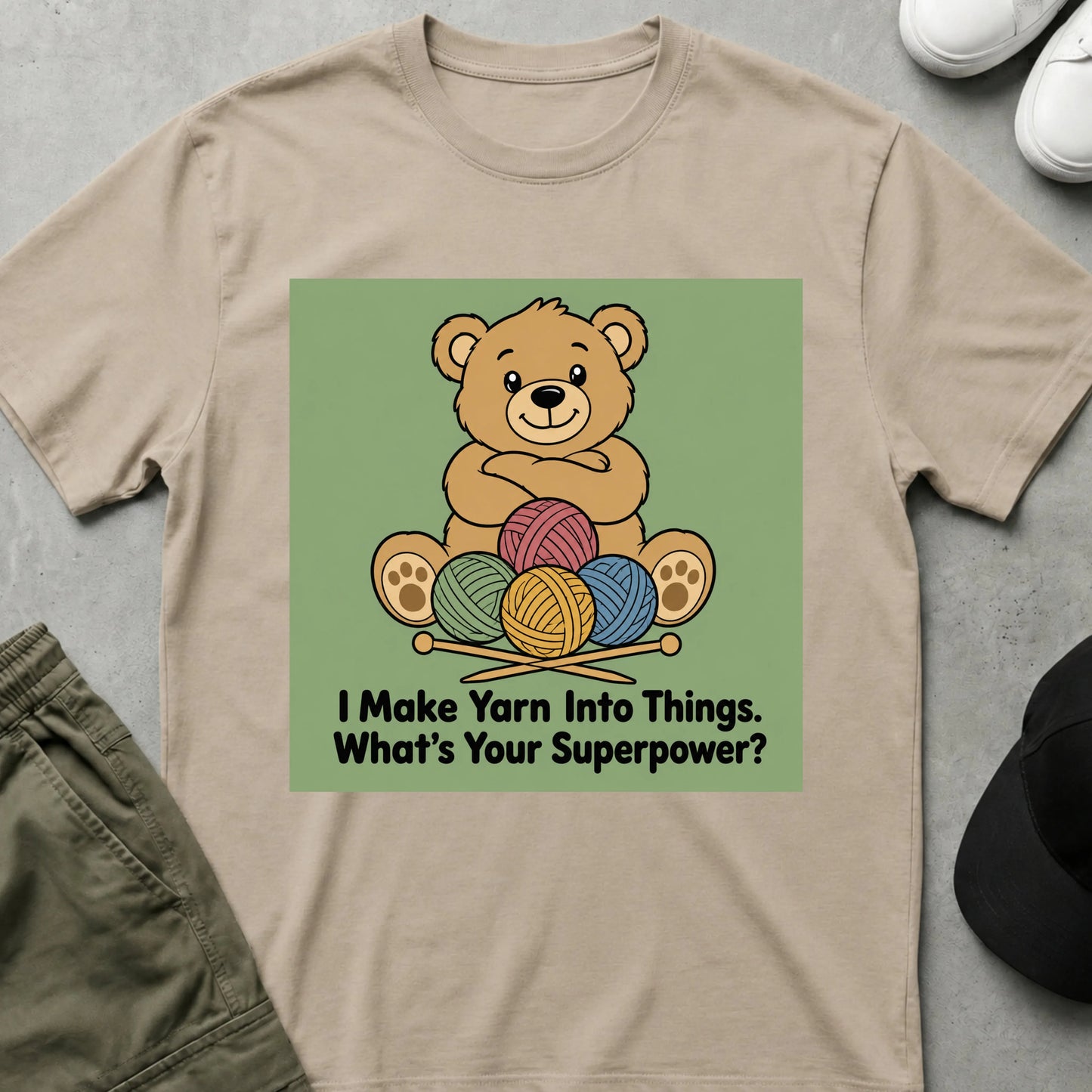 Superpower T-Shirt Sand