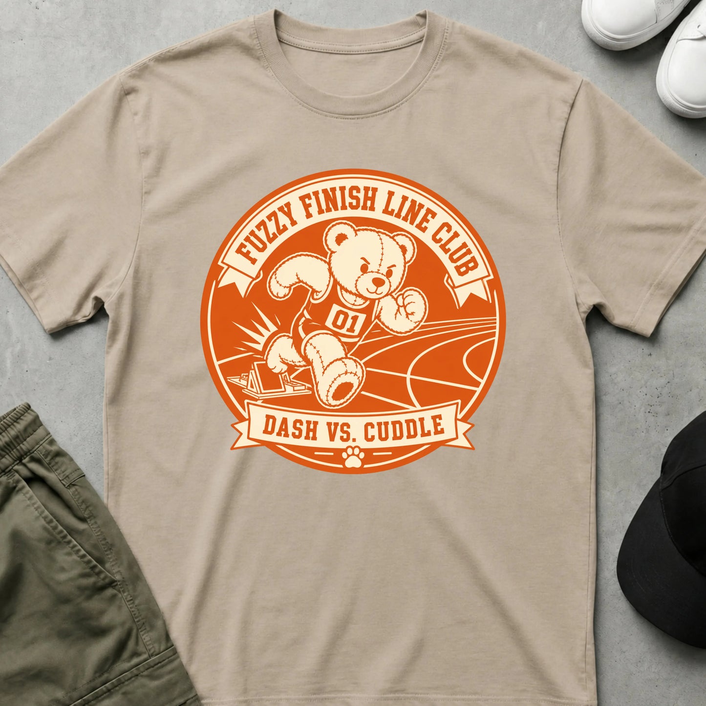 Cool Teds Teddy-Bear The Sprinter T-Shirt Sand / S