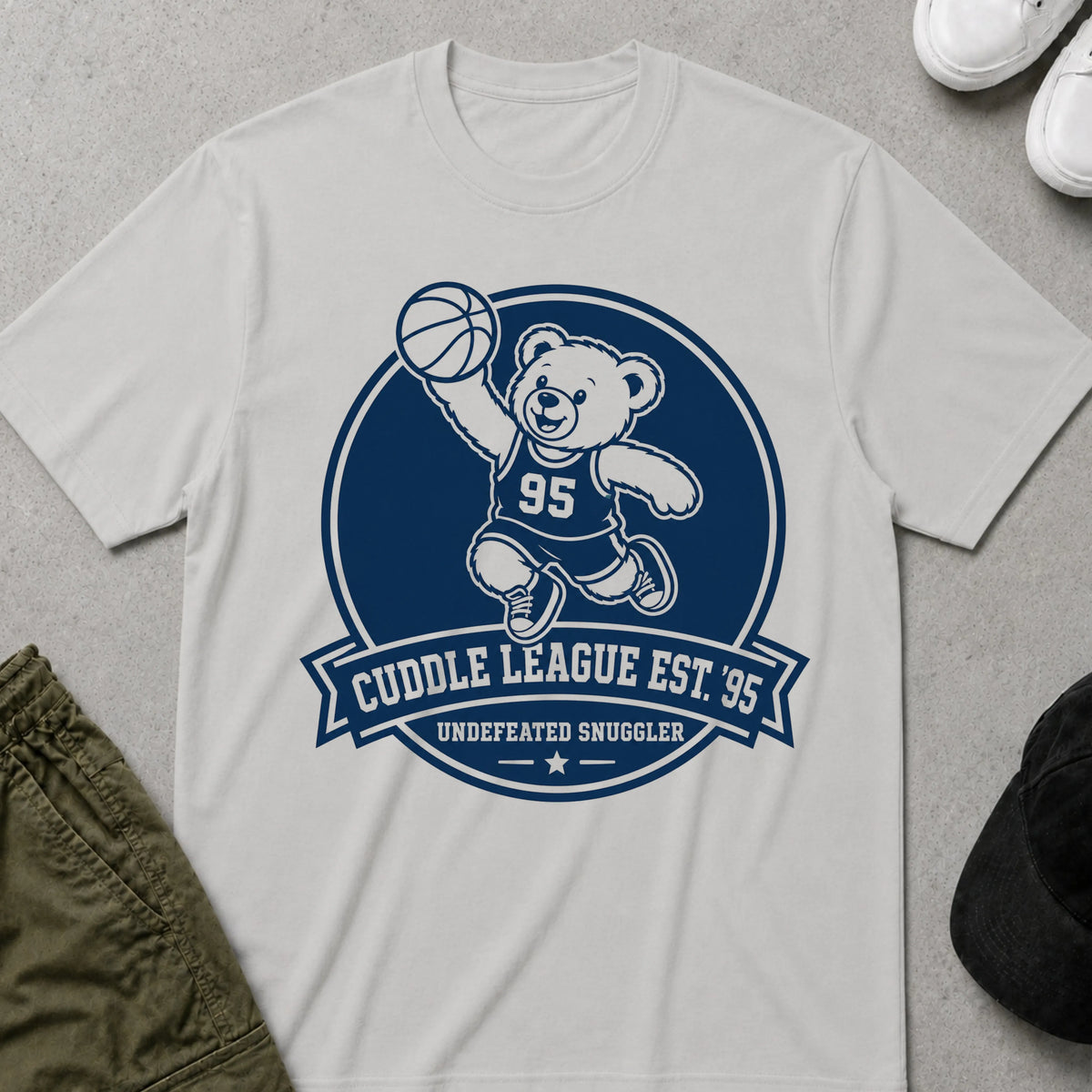 Undefeated T-Shirt Ice Grey