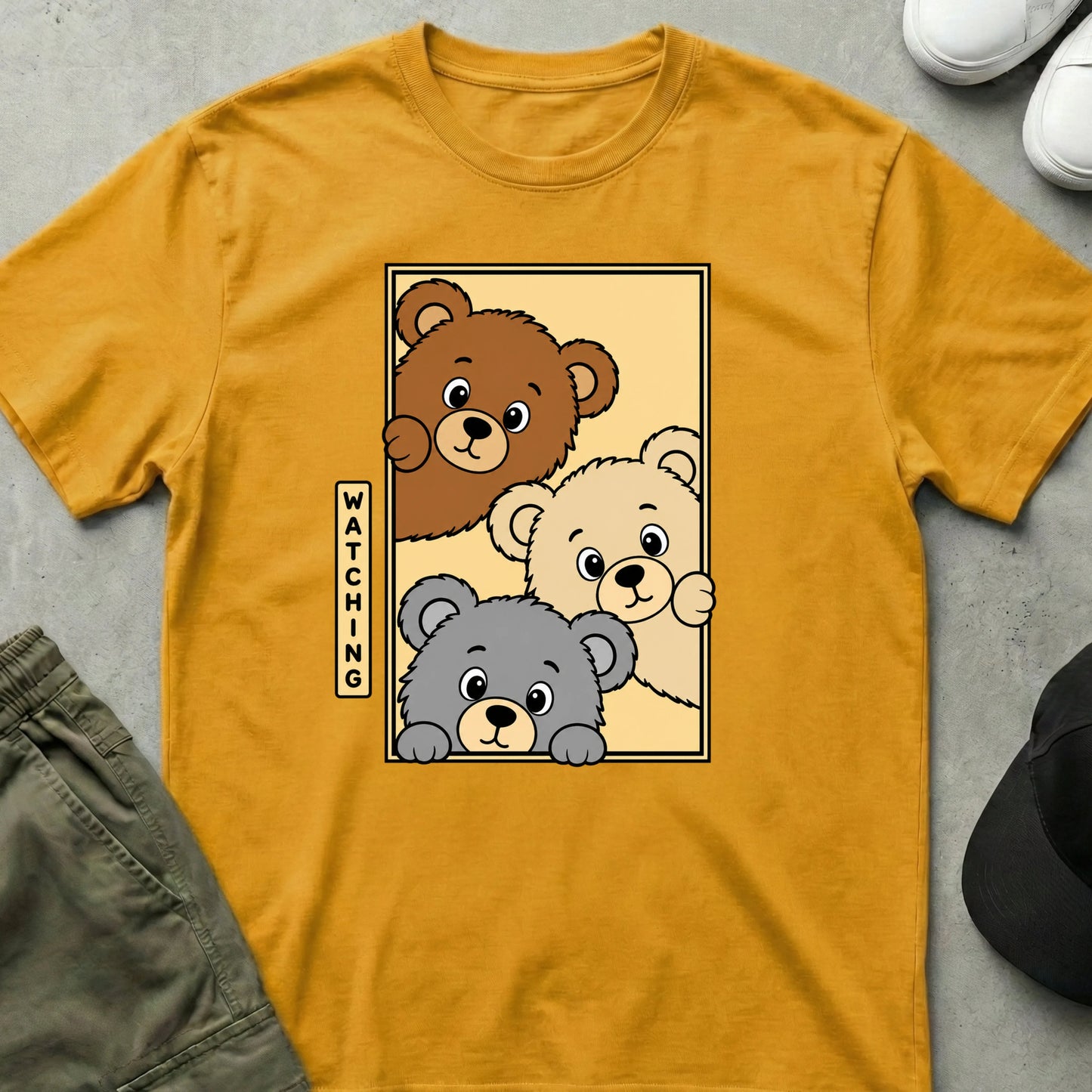 We're Watching T-Shirt Gold