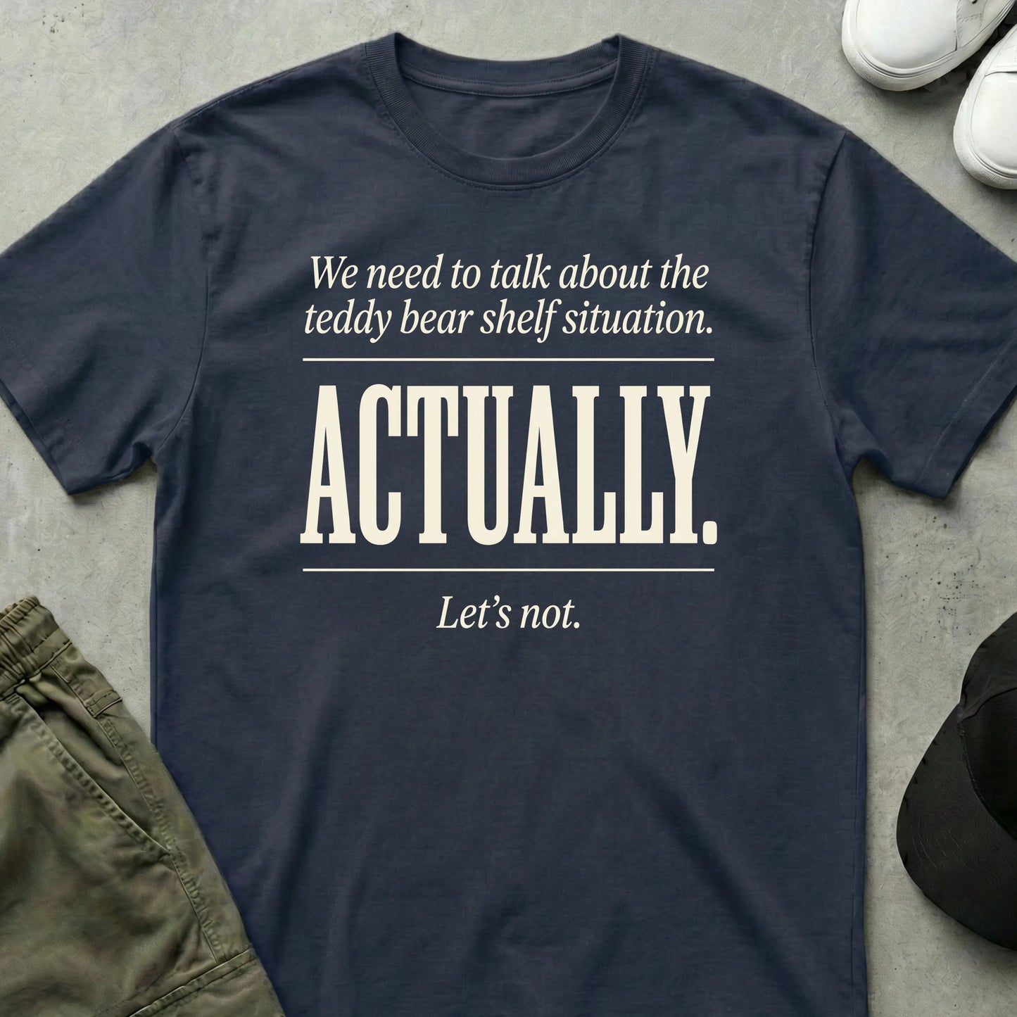 Maybe Not T-Shirt Navy
