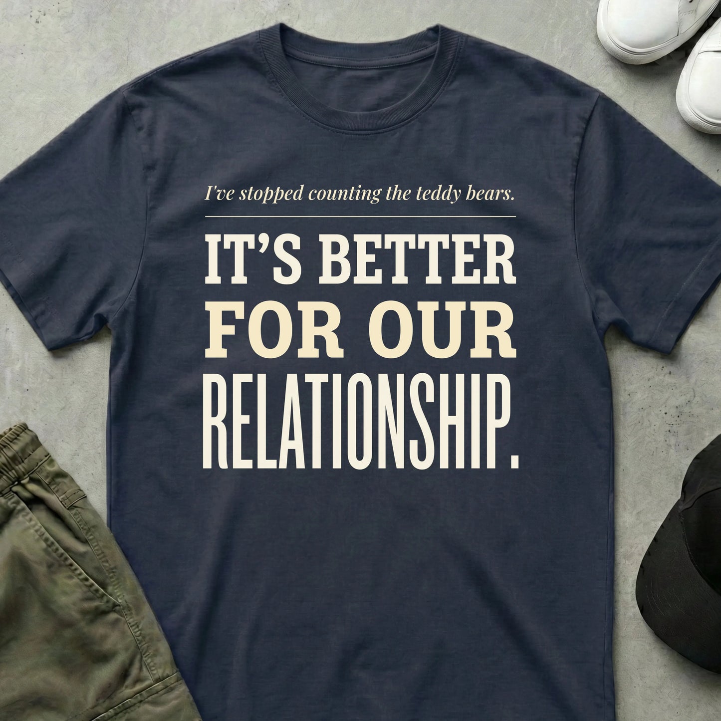 Stopped Counting T-Shirt Navy