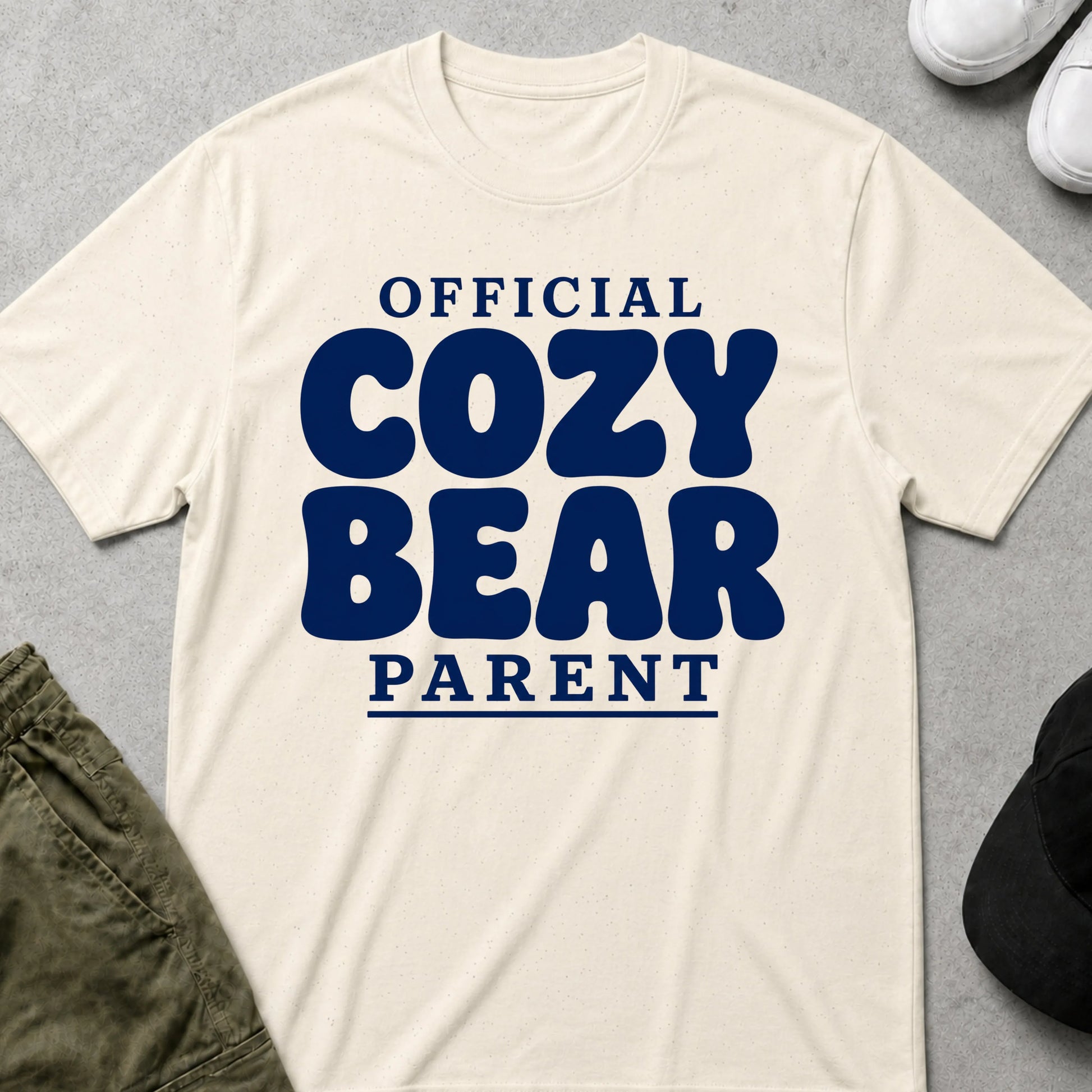 Cool Teds Teddy-Bear Cozy Bear Parent T-Shirt Natural / S
