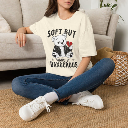 Printify Teddy-Bear Soft but Dangerous T-Shirt