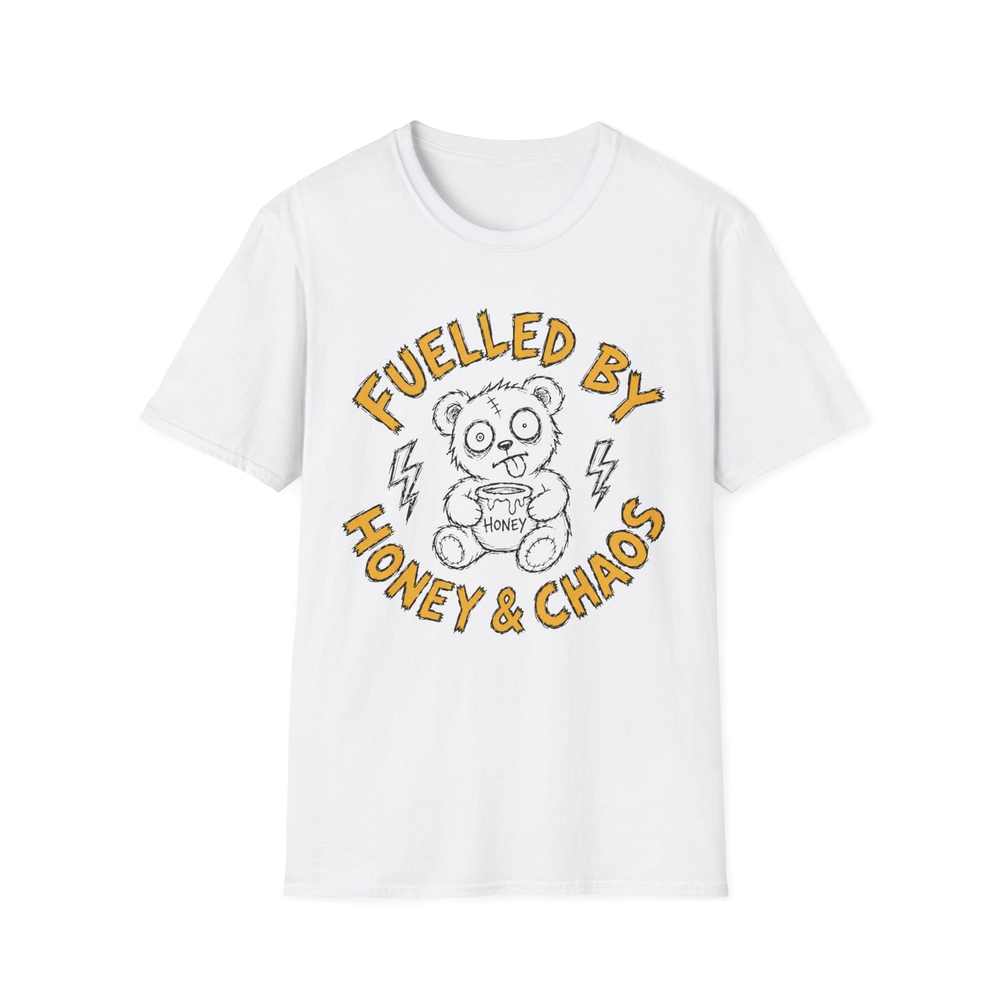 Printify Teddy-Bear Fueled T-Shirt