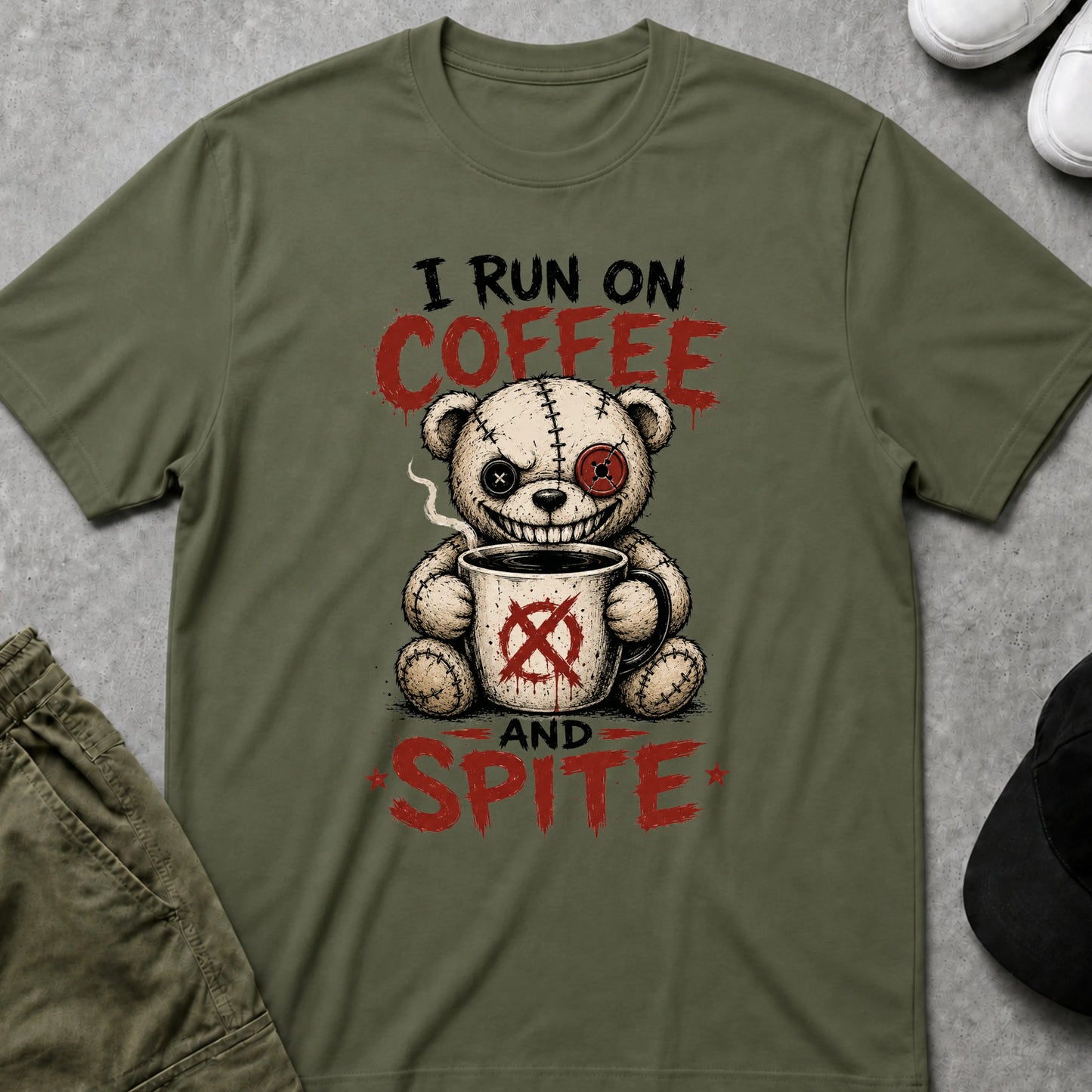 Coffee & Spite T-Shirt Military Green