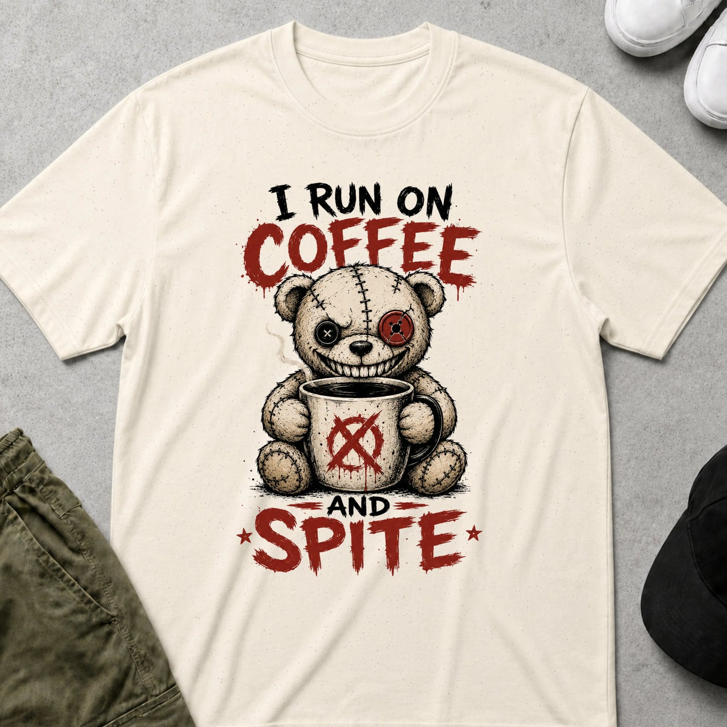 Coffee & Spite T-Shirt Natural