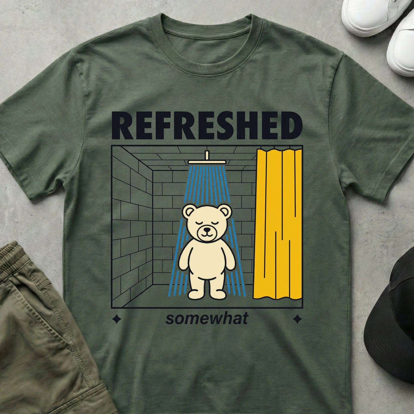 Refreshed T-Shirt Military Green