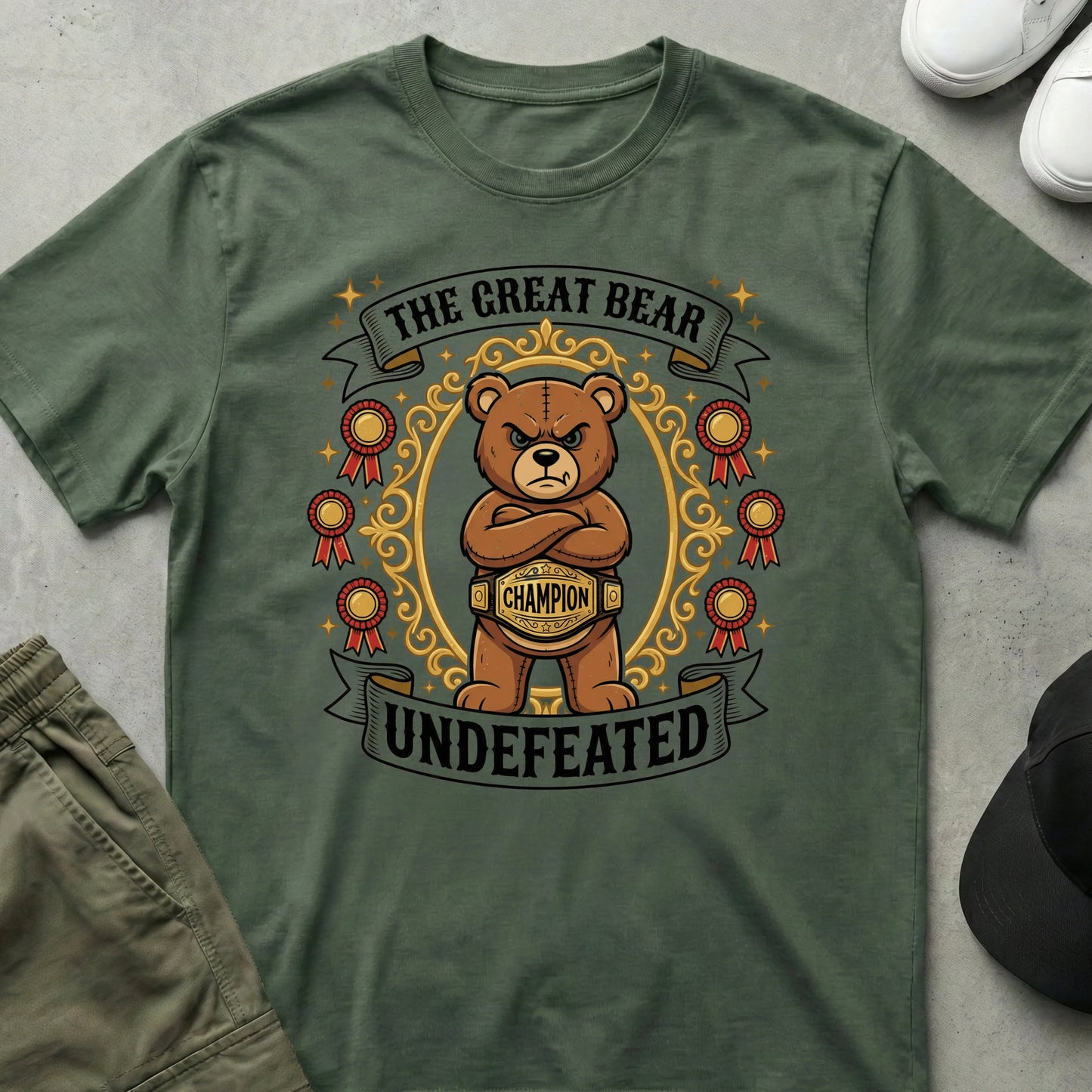 Undefeated T-Shirt Military Green