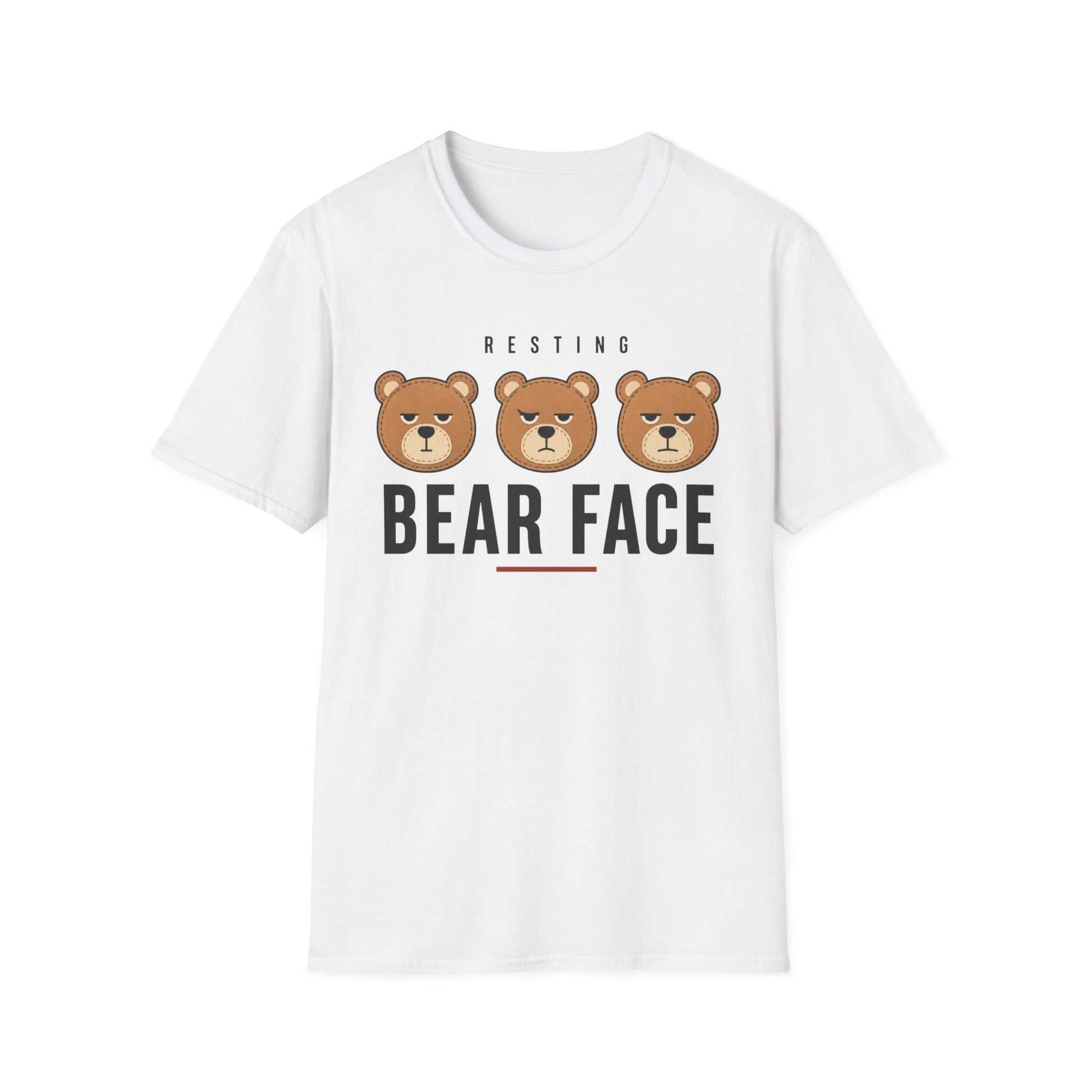 Cool Teds Teddy-Bear Resting Bear Face T-Shirt