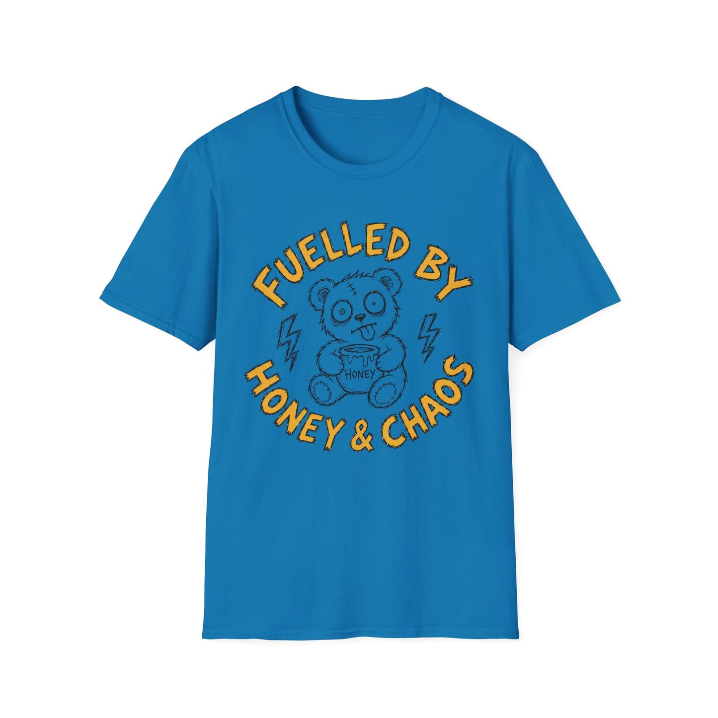 Printify Teddy-Bear Fueled T-Shirt