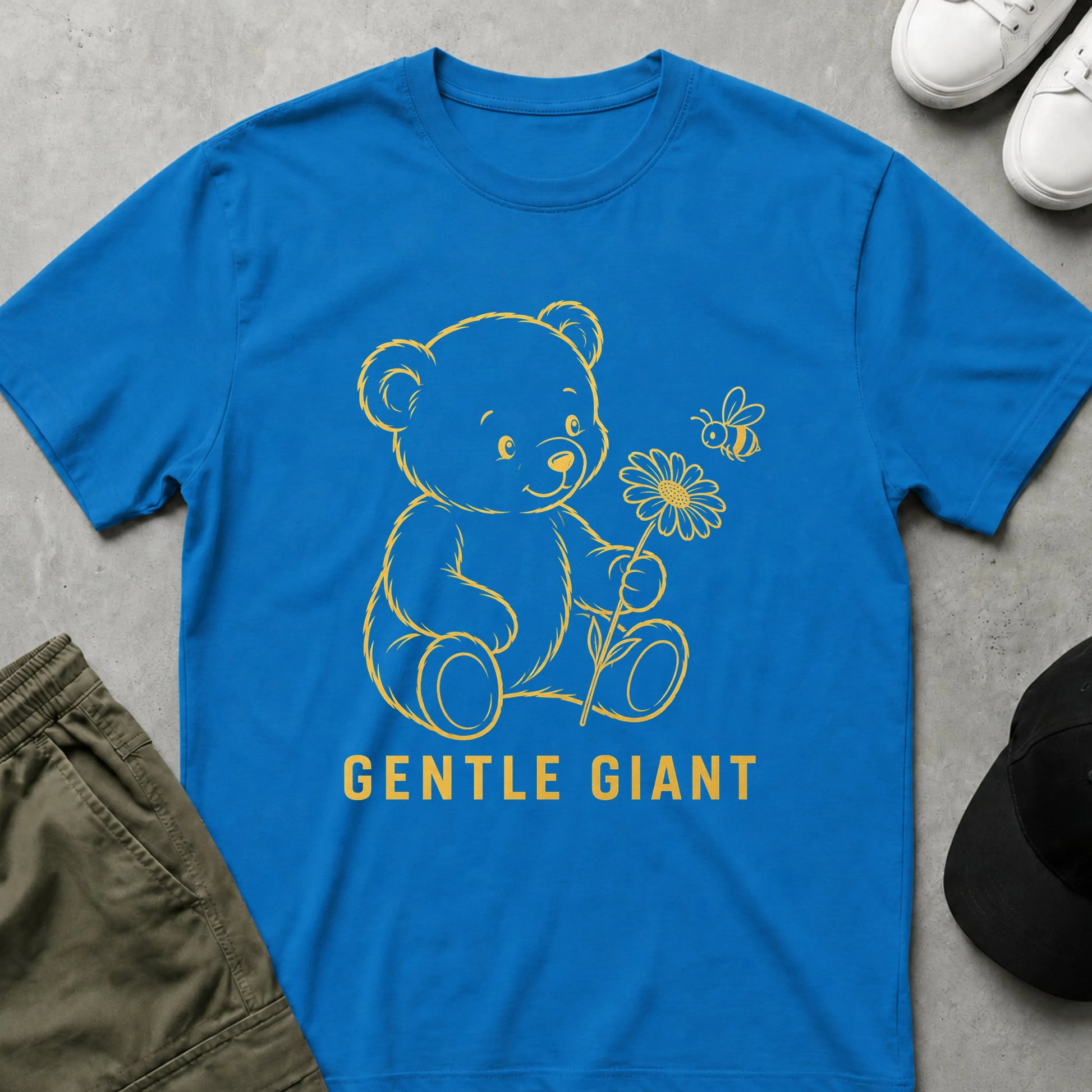 Gentle Bear T-Shirt Sapphire